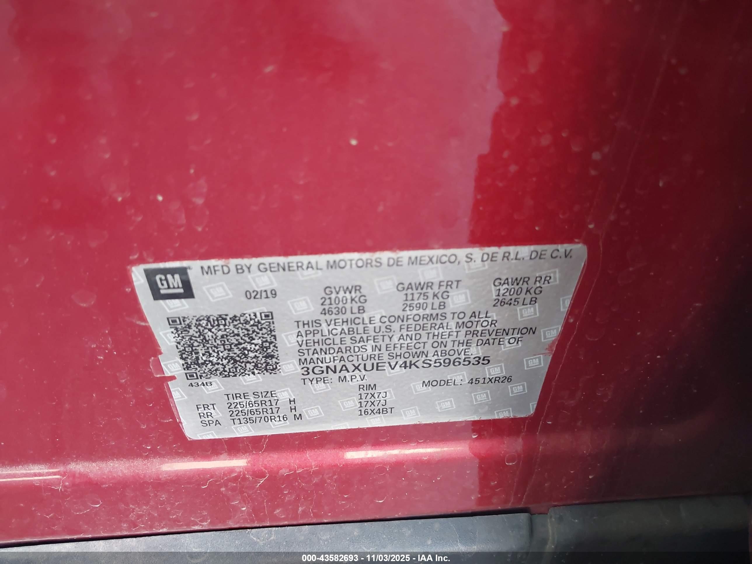 CHEVROLET EQUINOX image 9