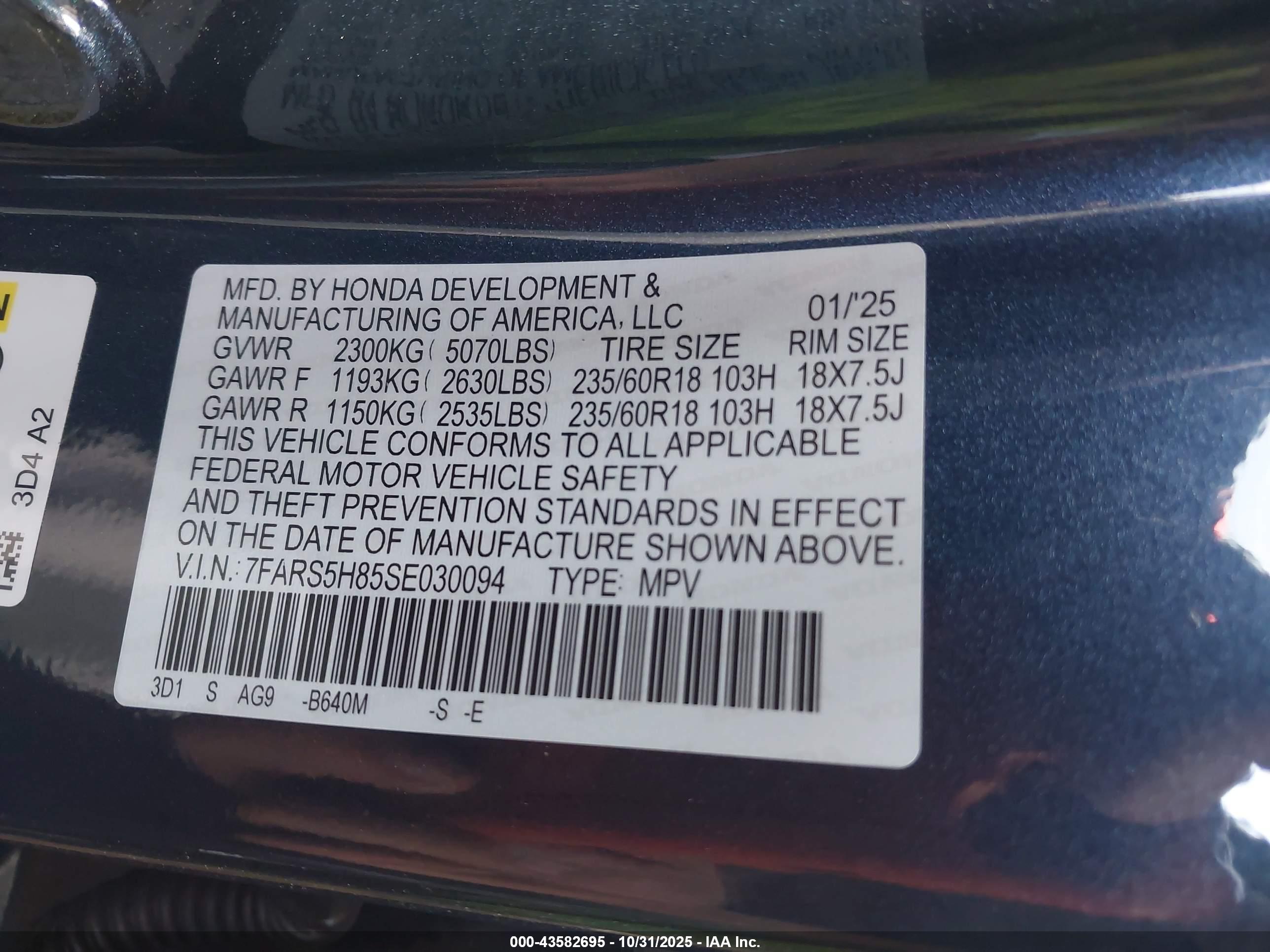 HONDA CR-V image 9