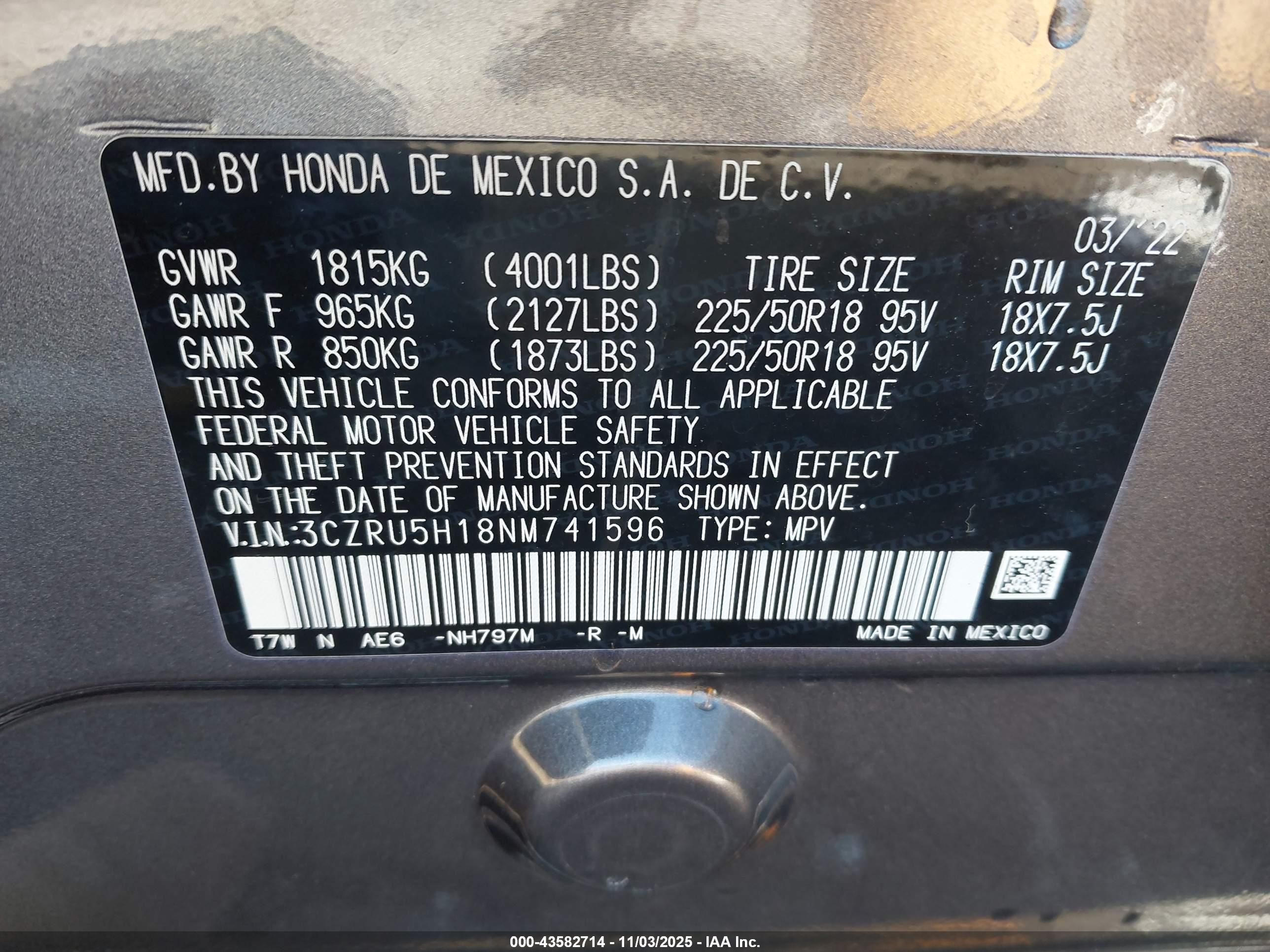HONDA HR-V image 9