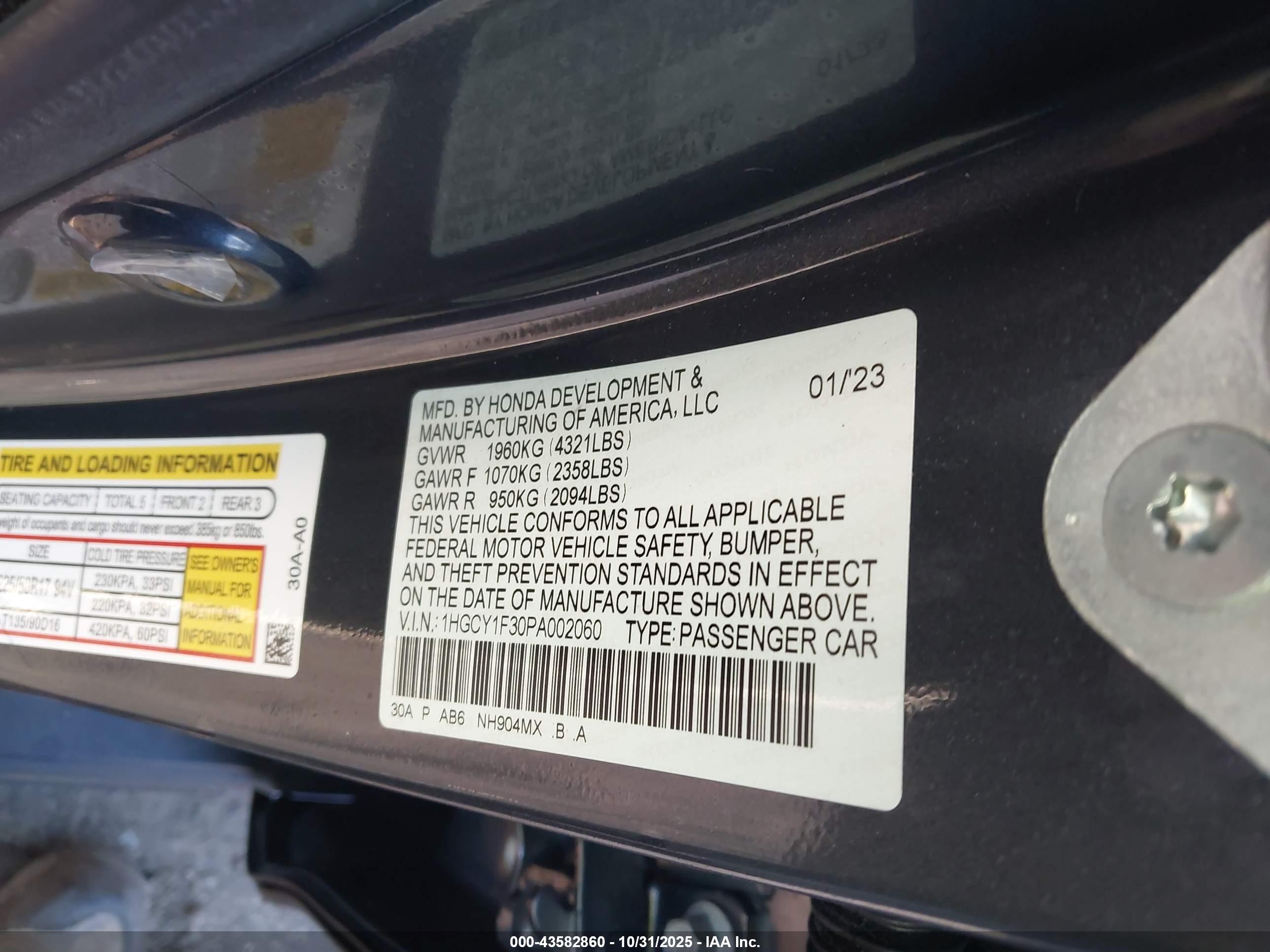 HONDA ACCORD image 9