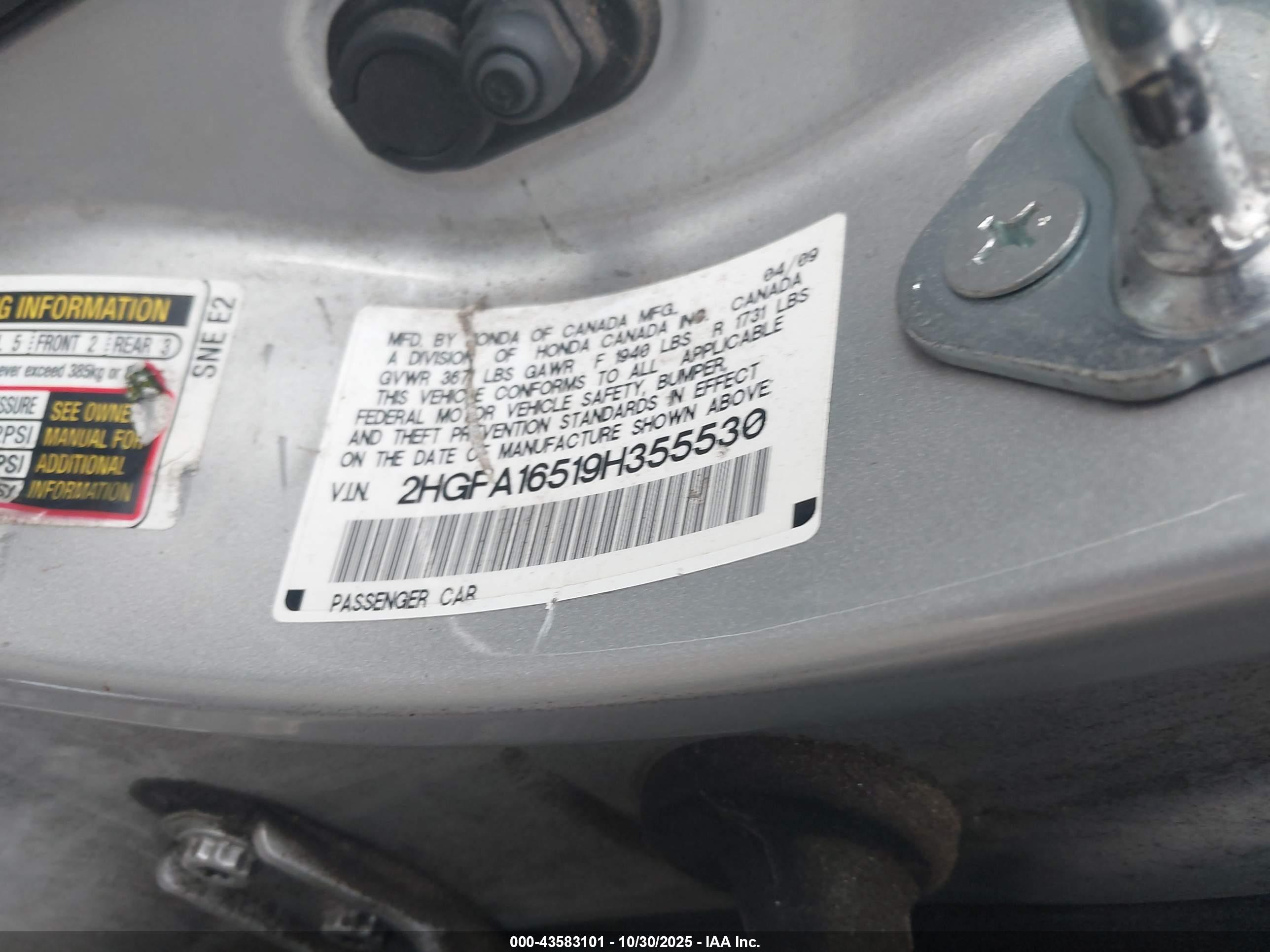 HONDA CIVIC image 9