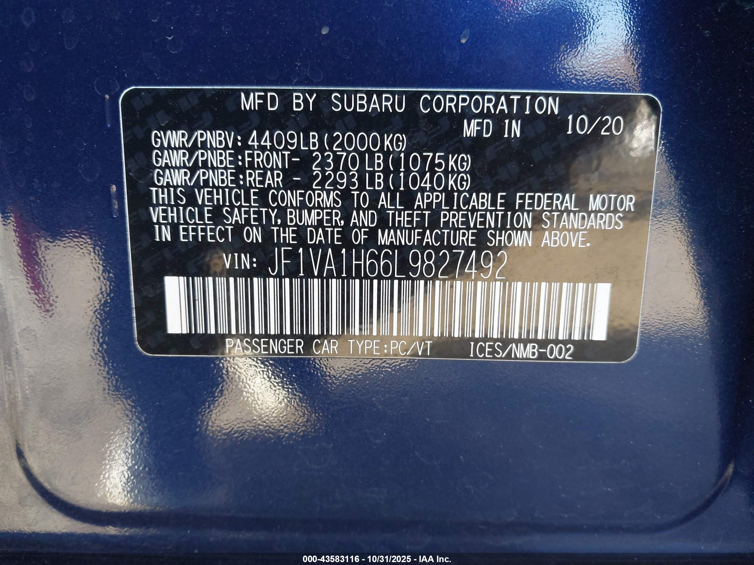 SUBARU WRX image 9
