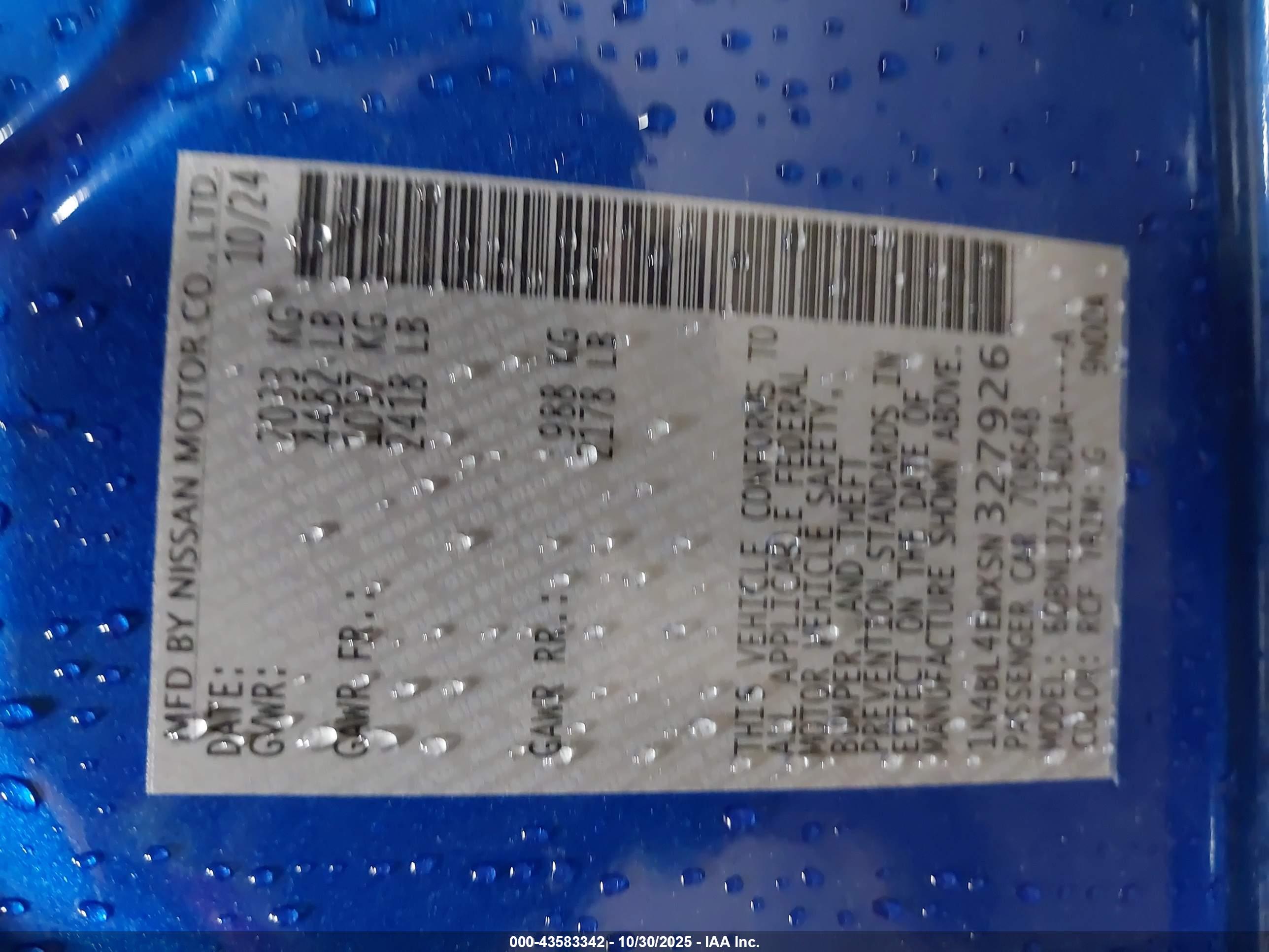 NISSAN ALTIMA image 9