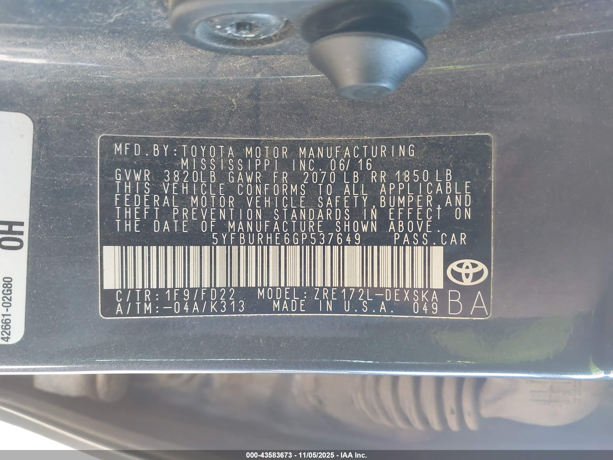 TOYOTA COROLLA image 9