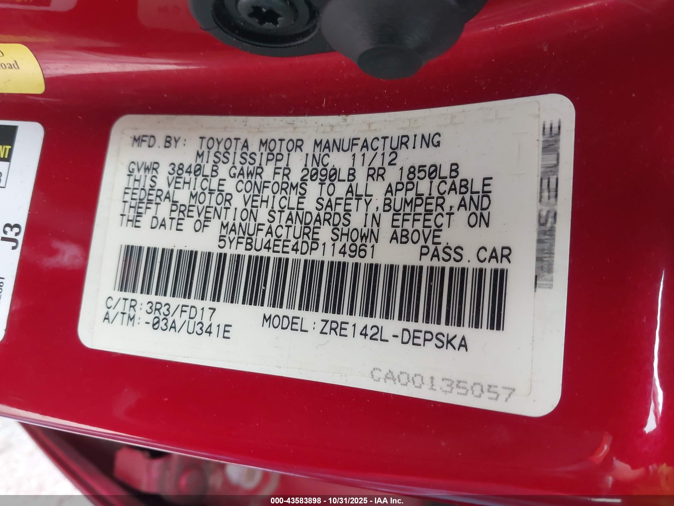TOYOTA COROLLA image 9