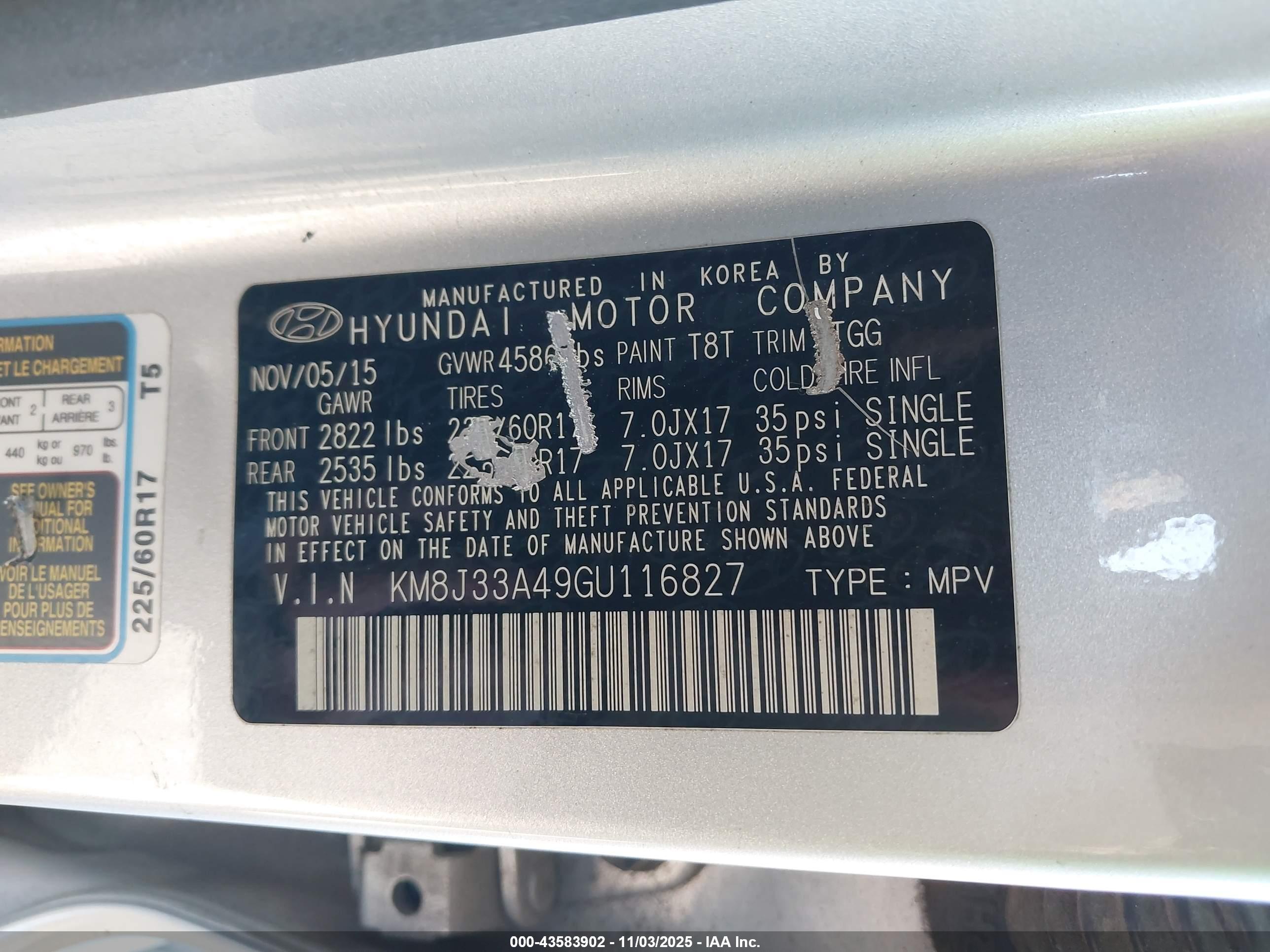 HYUNDAI TUCSON image 9