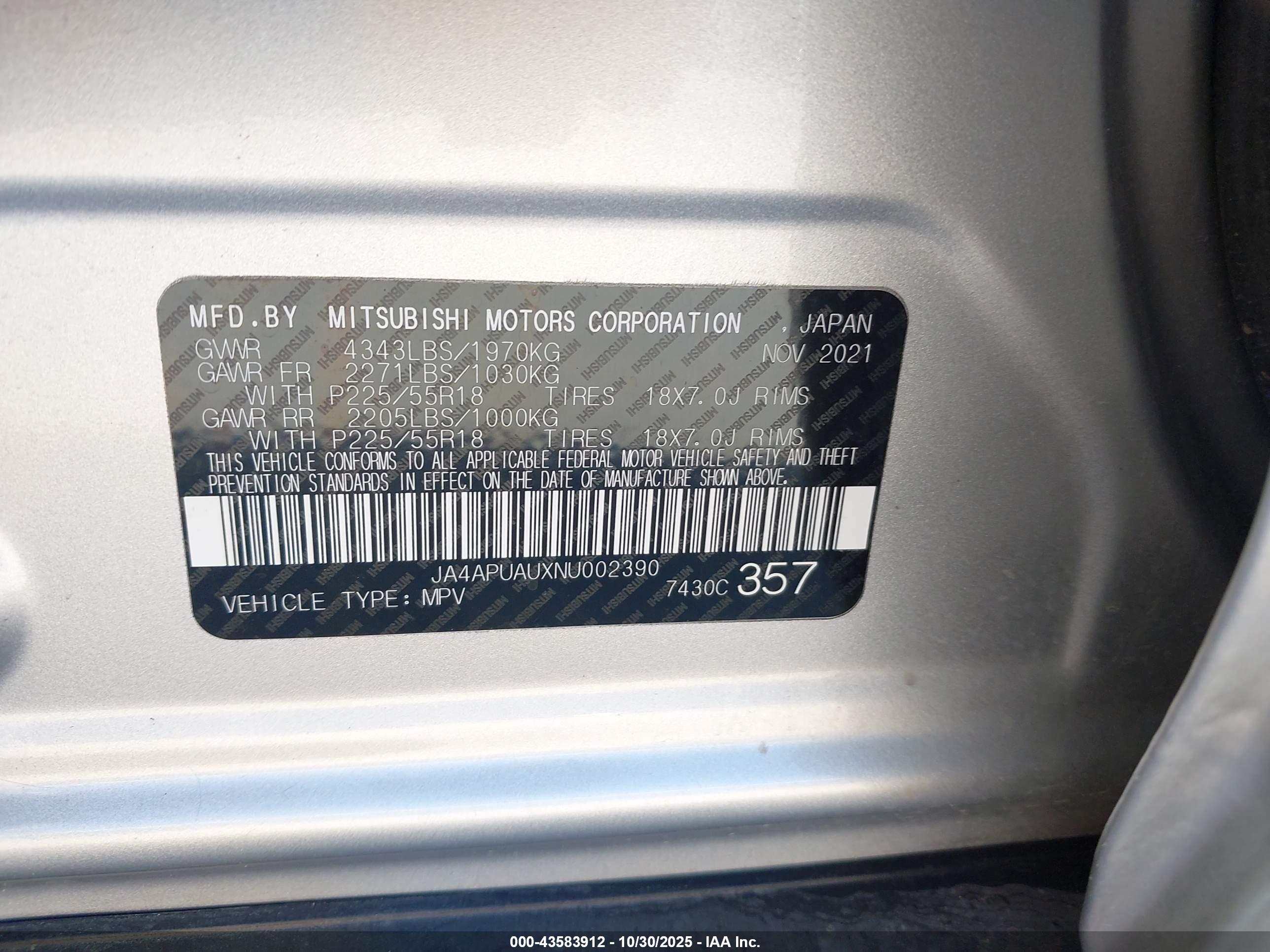 MITSUBISHI OUTLANDER image 9