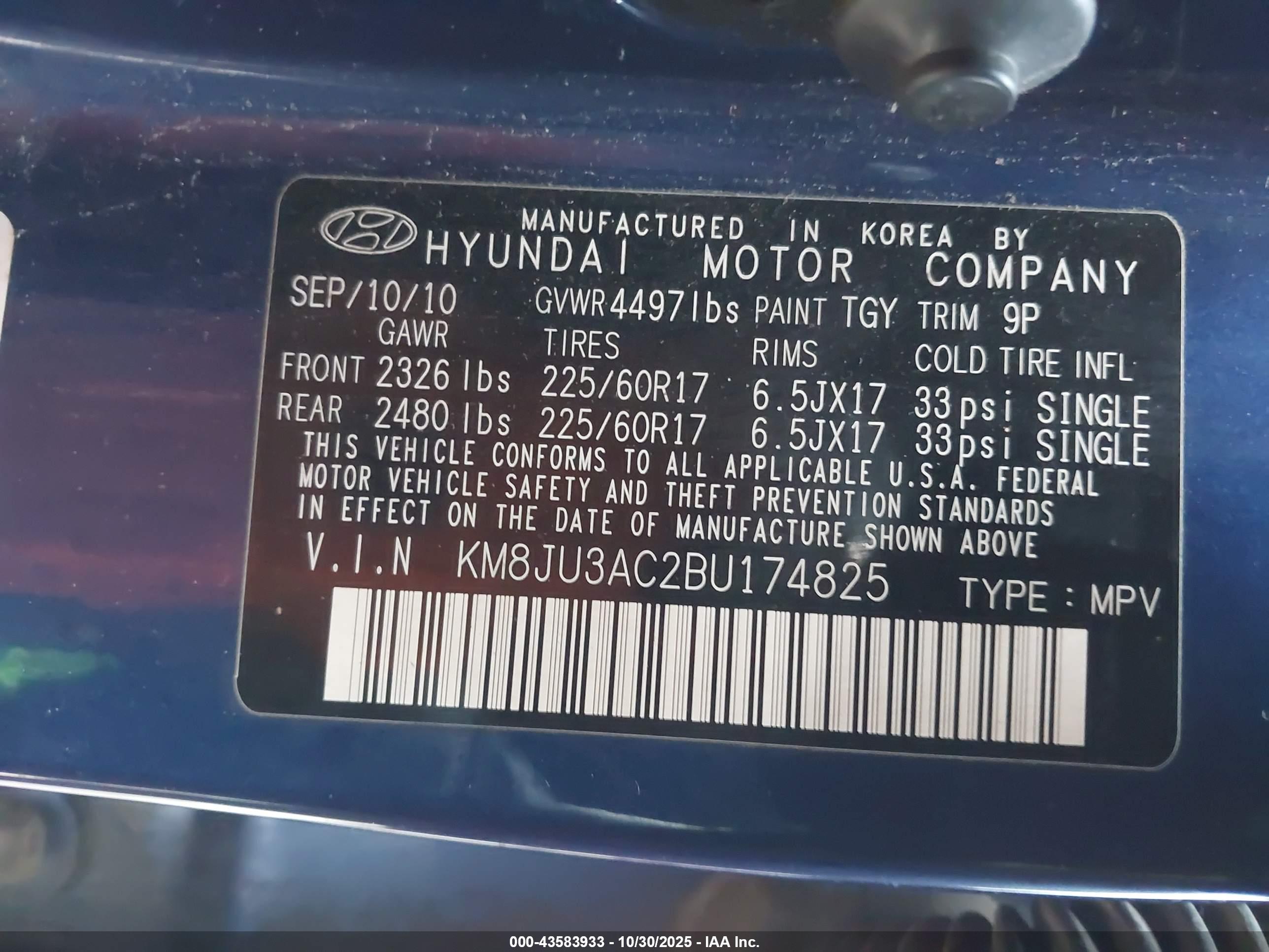 HYUNDAI TUCSON image 9