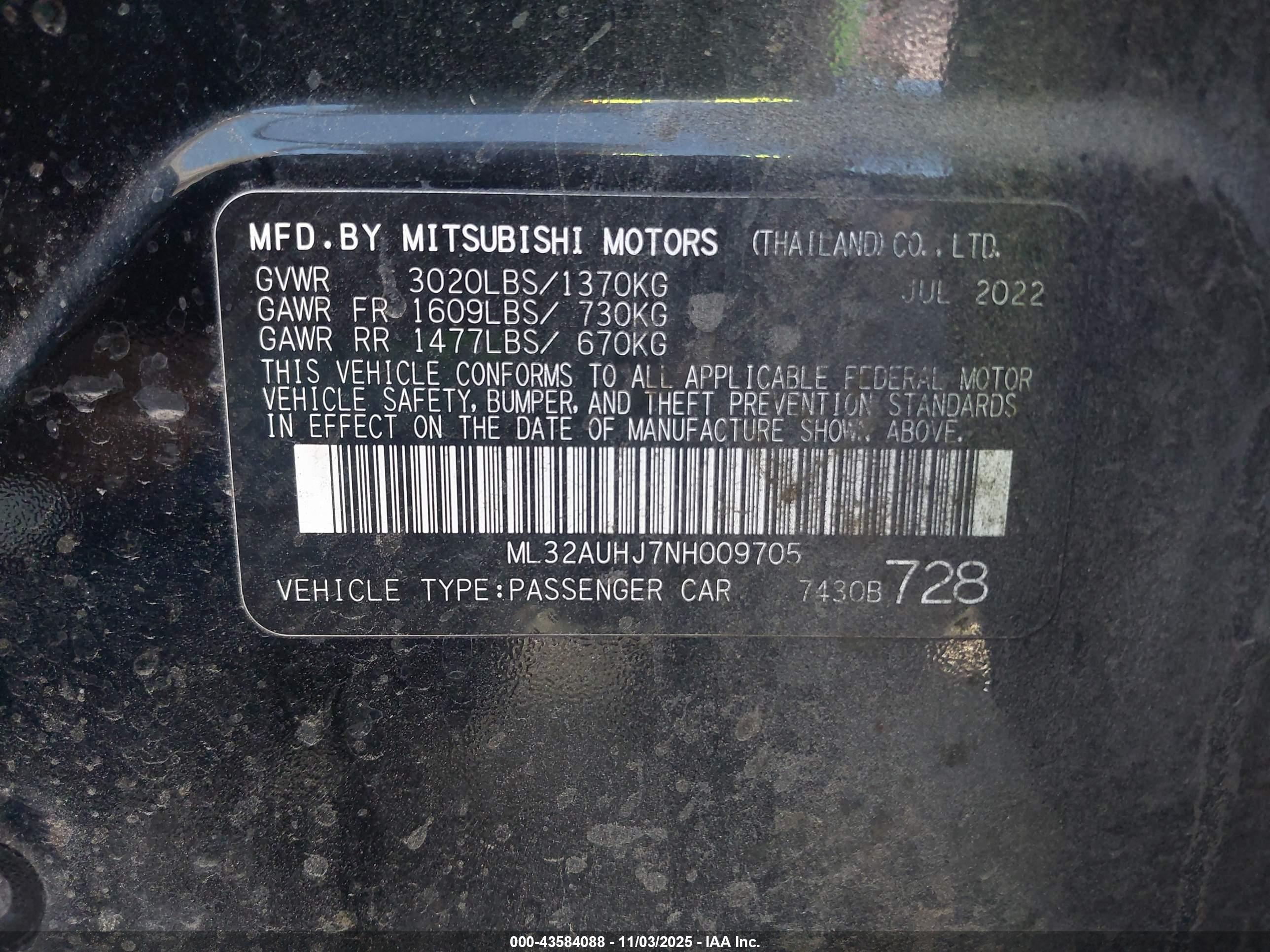 MITSUBISHI MIRAGE image 9