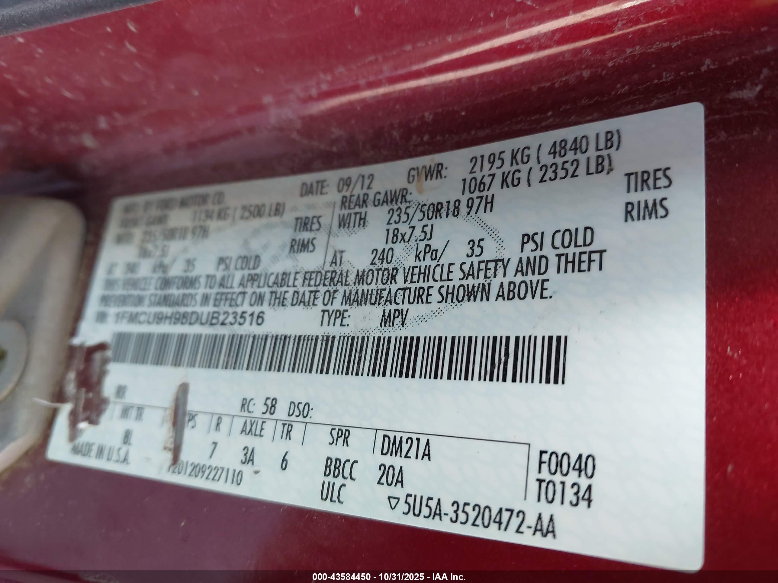 FORD ESCAPE image 9