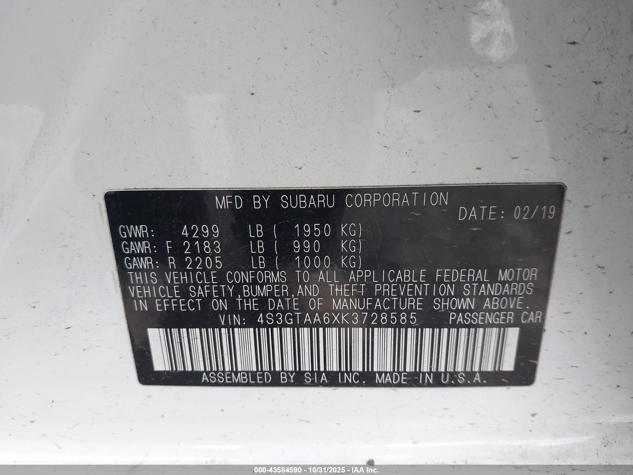 SUBARU IMPREZA image 9