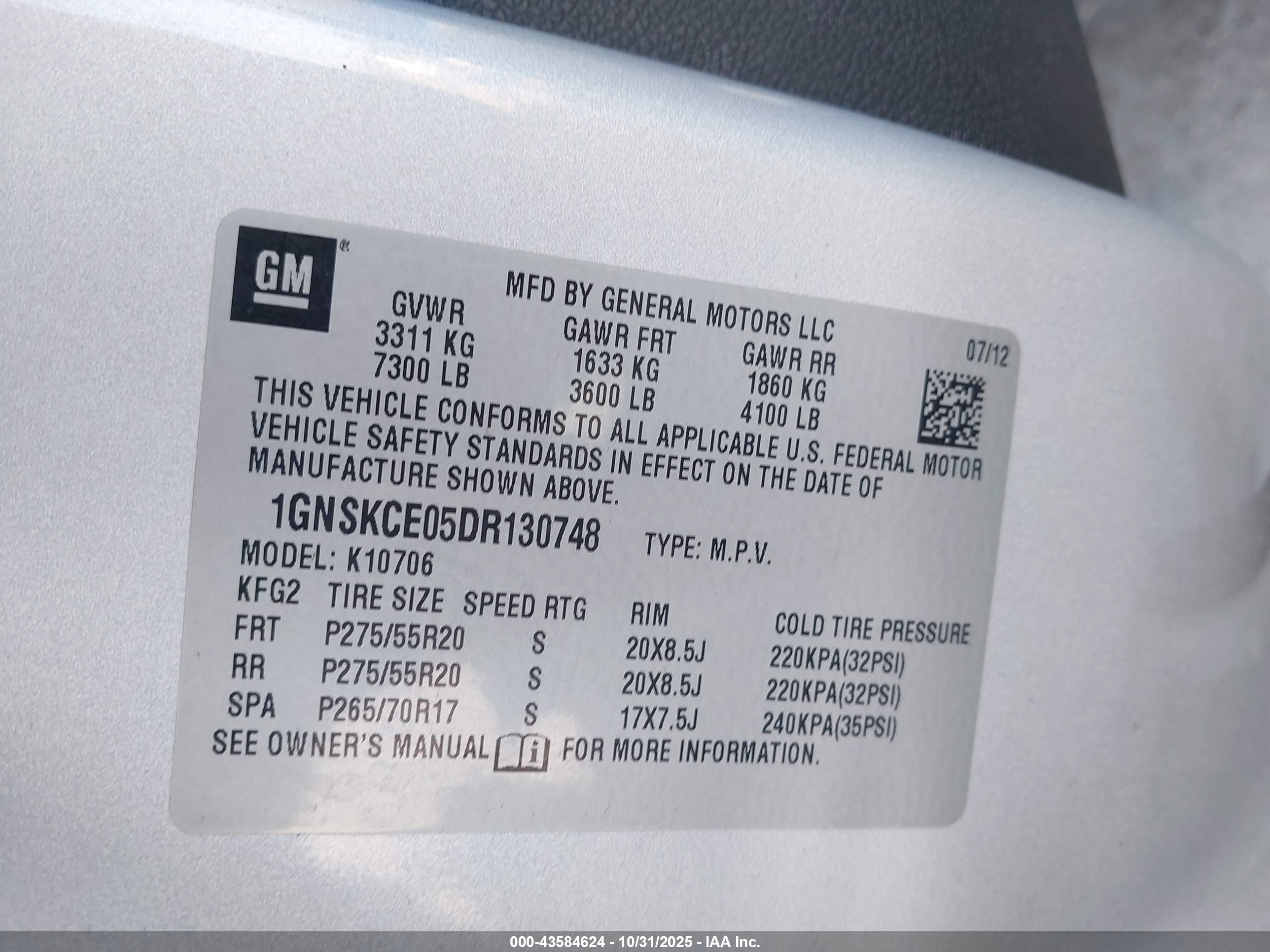 CHEVROLET TAHOE image 9