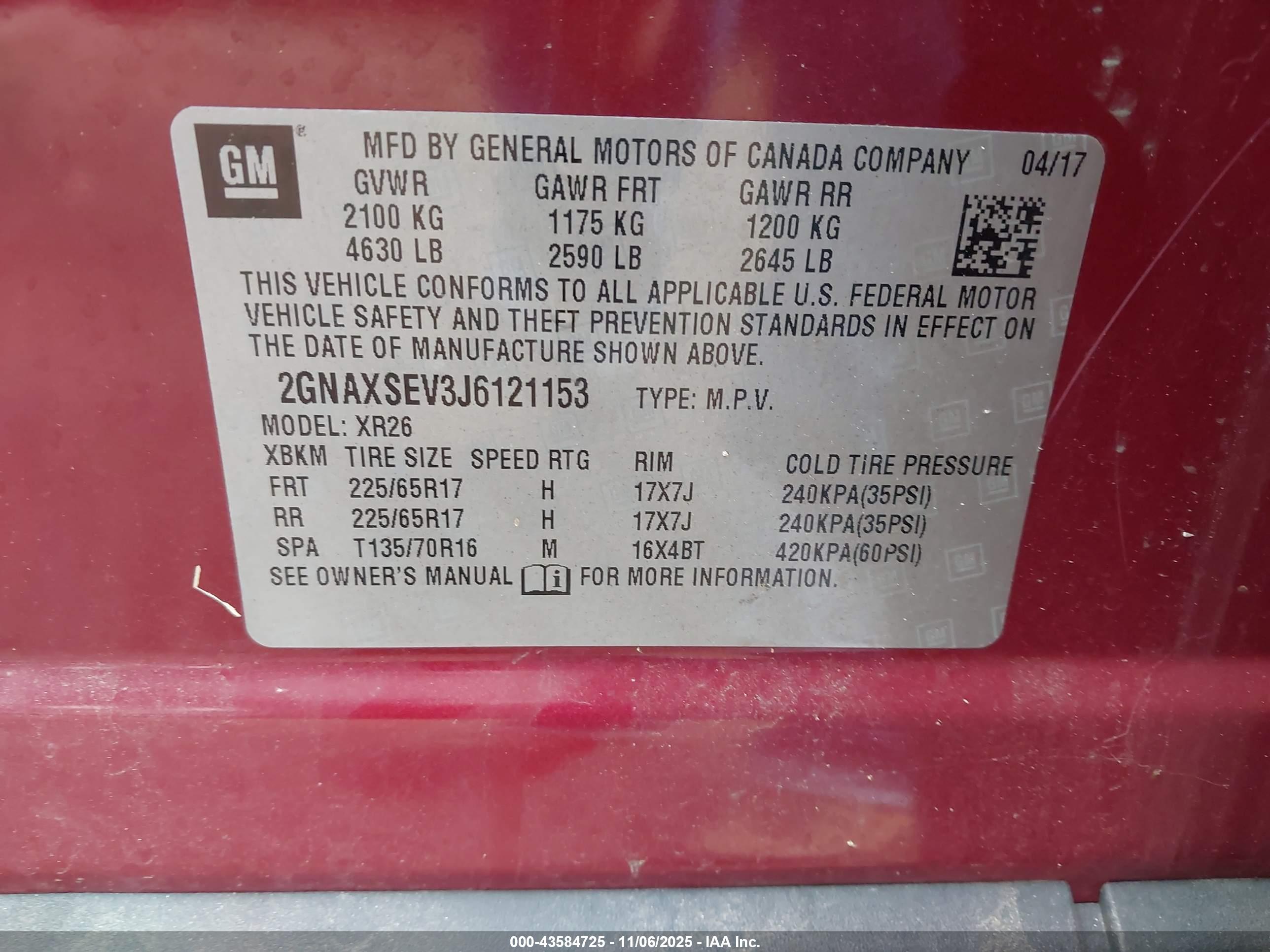 CHEVROLET EQUINOX image 9