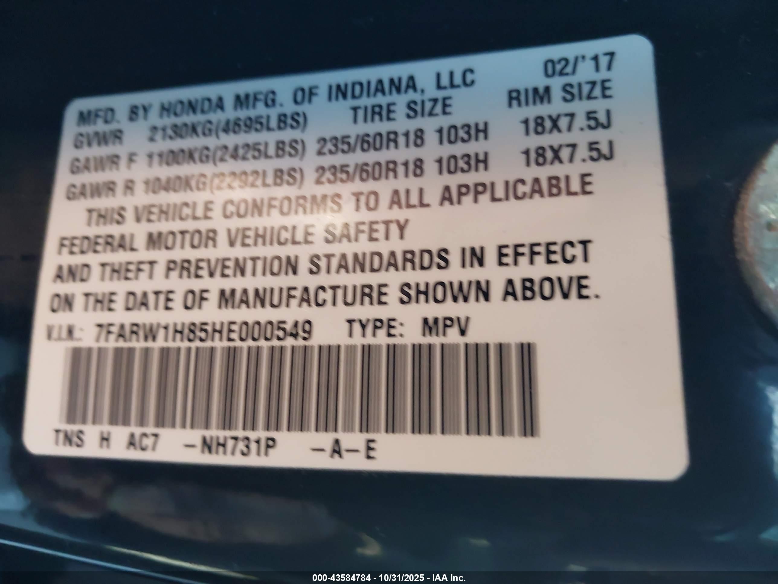 HONDA CR-V image 9