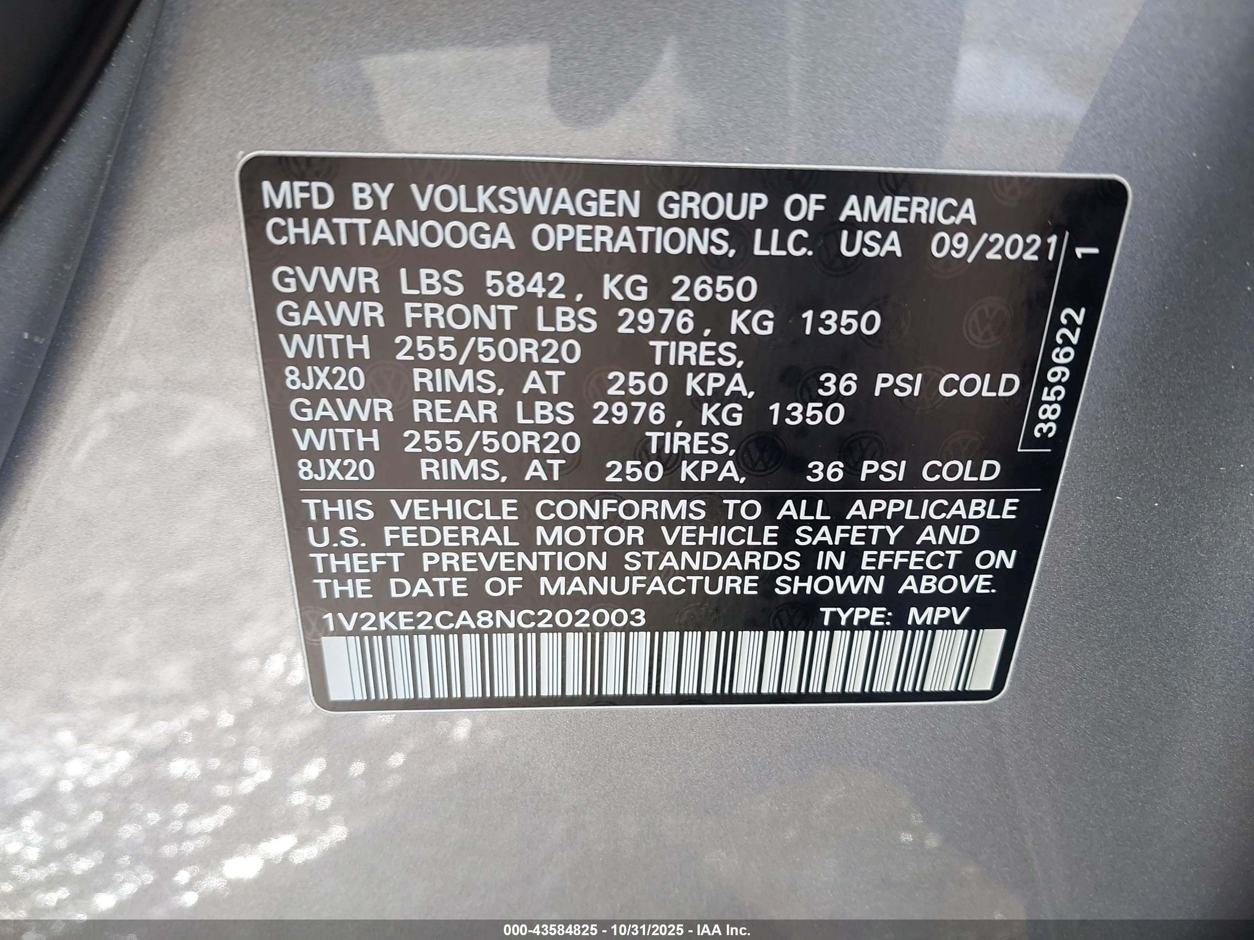VOLKSWAGEN ATLAS image 9