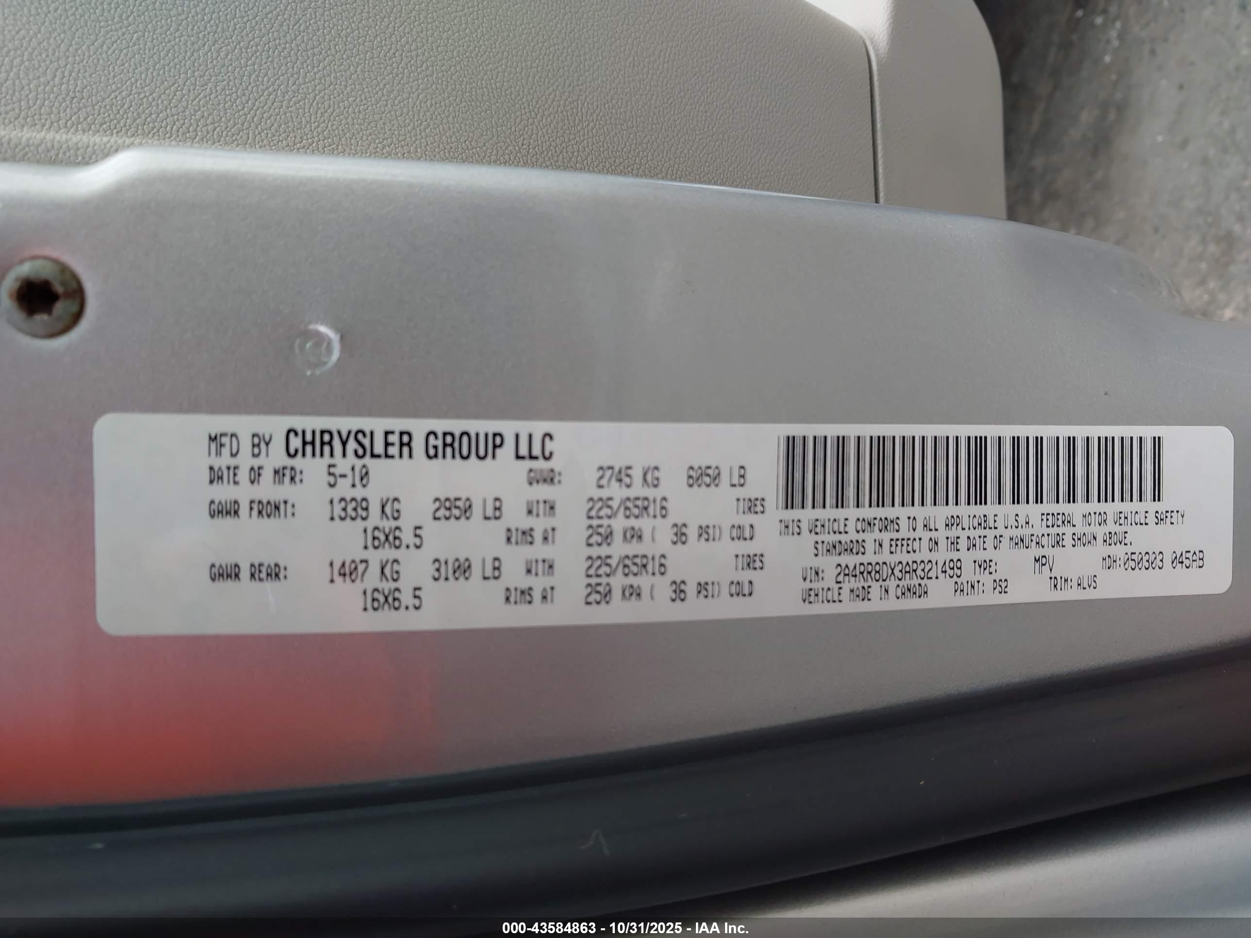 CHRYSLER TOWN image 9