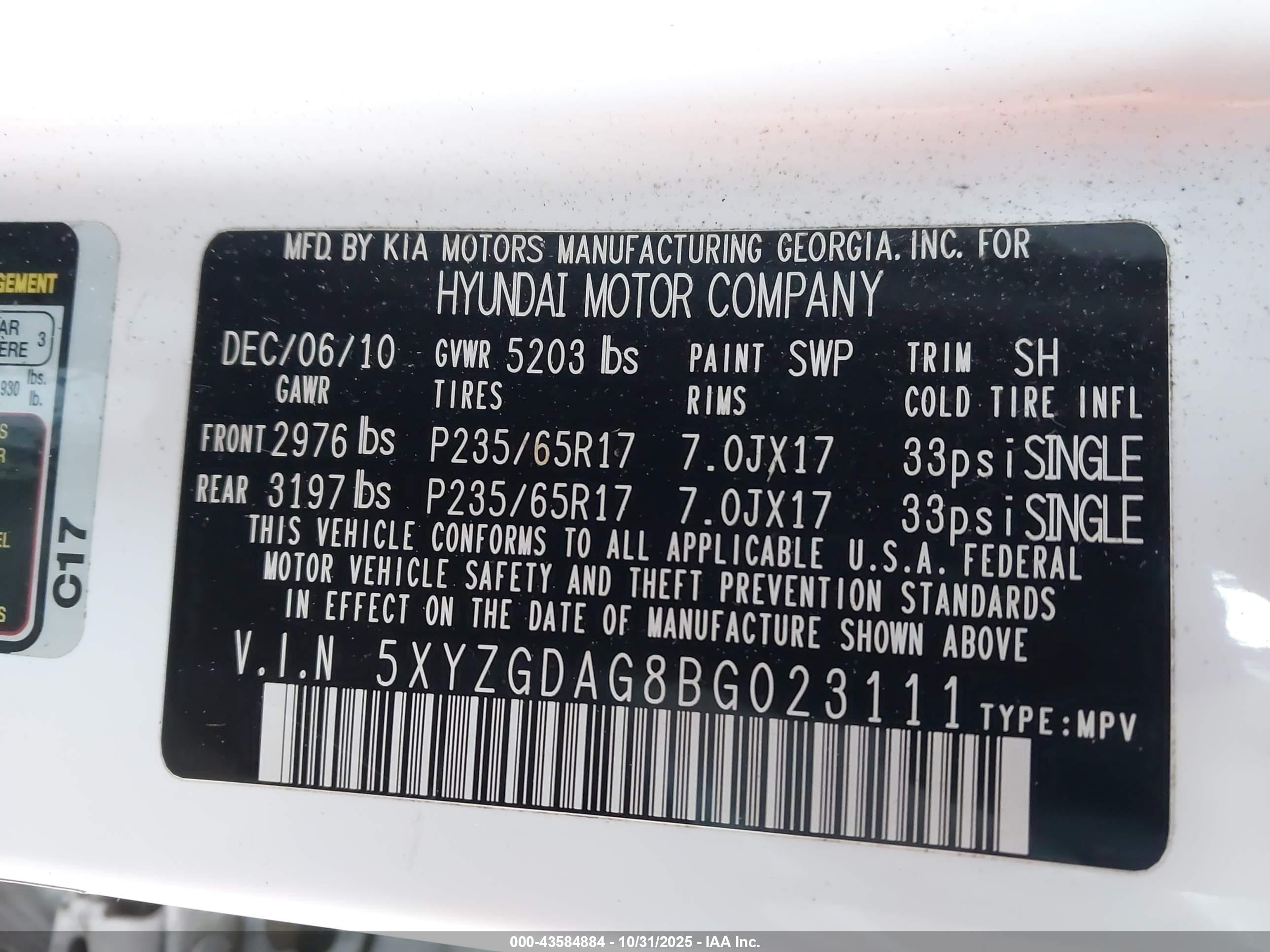 HYUNDAI SANTA image 9