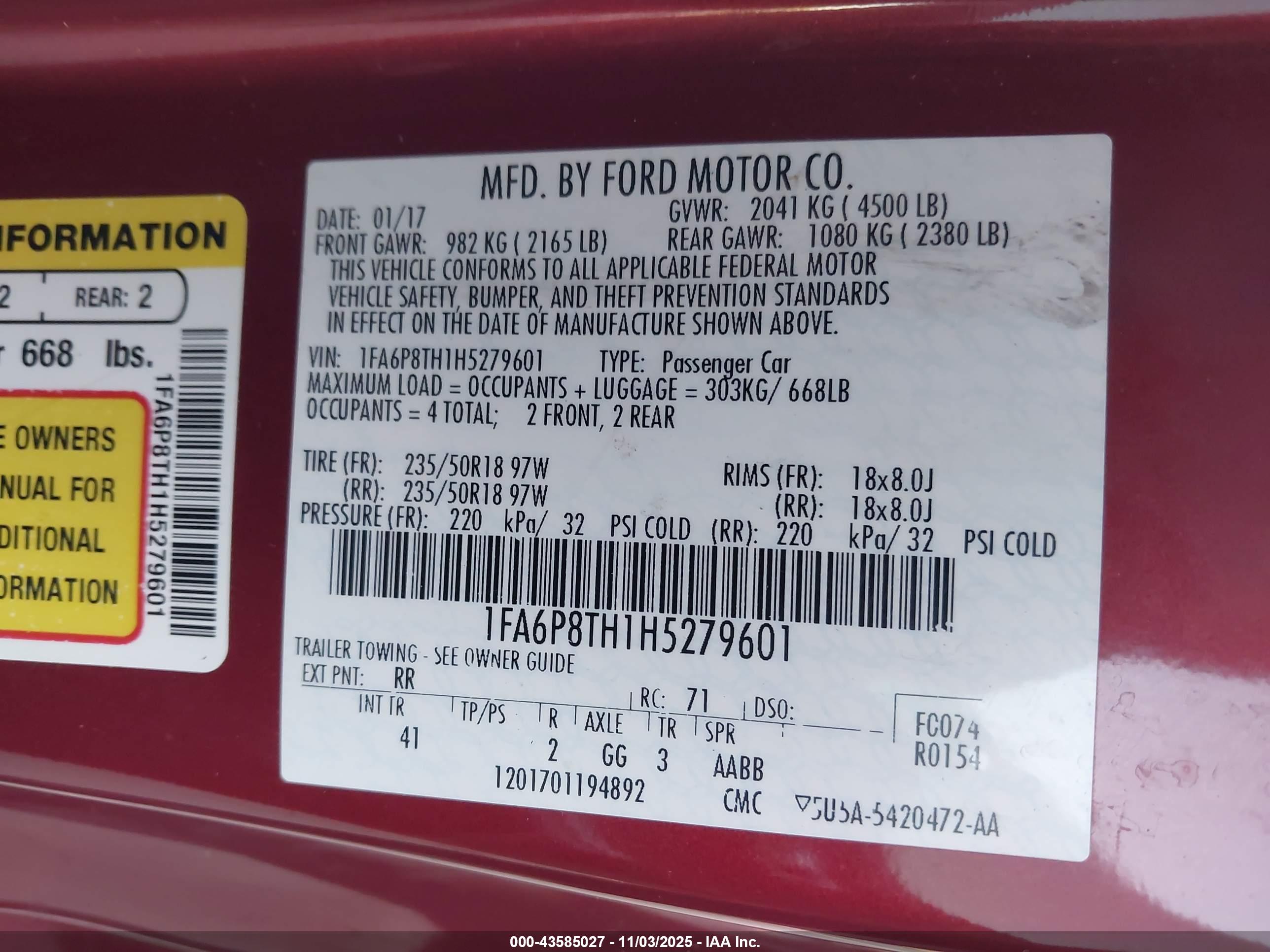 FORD MUSTANG image 9