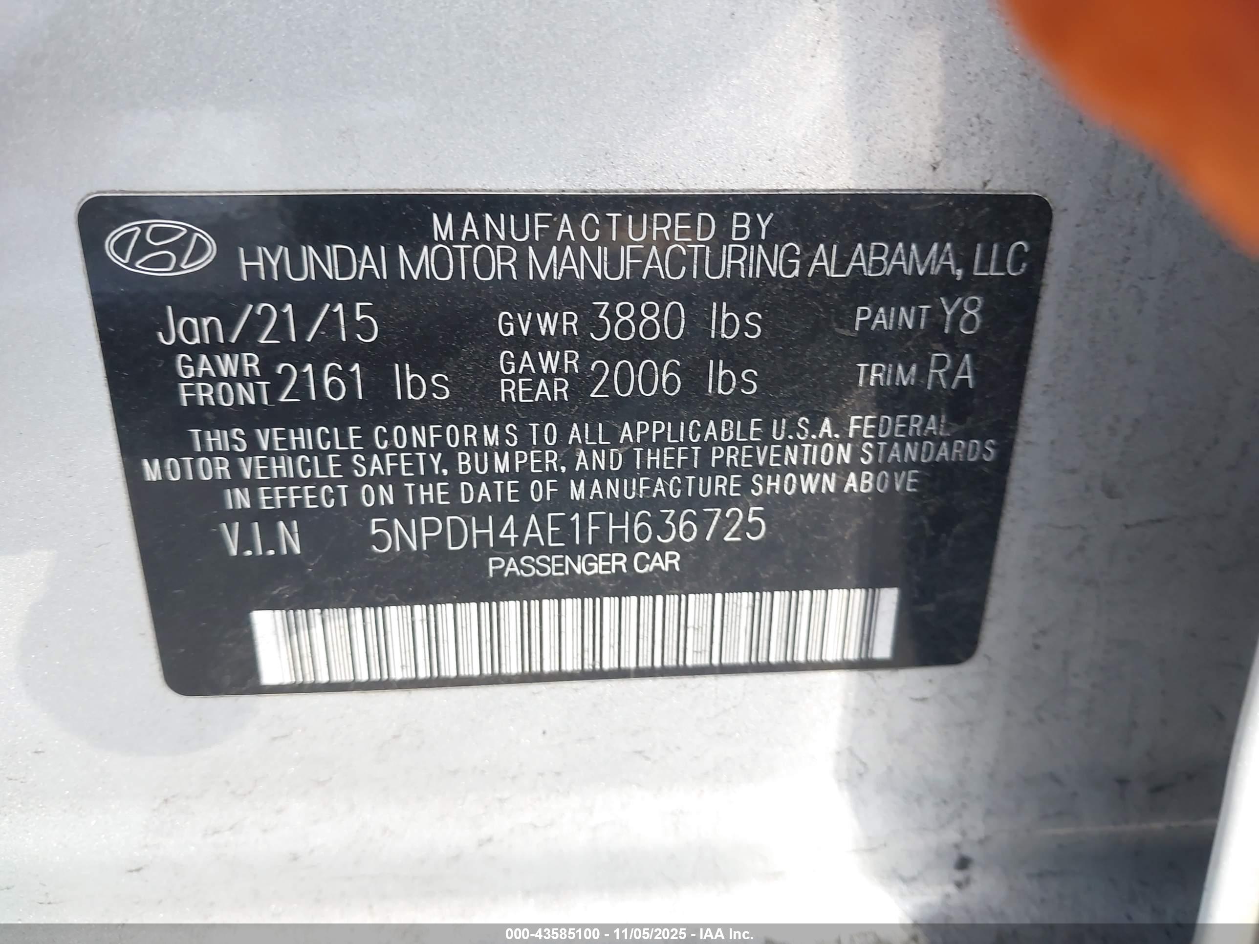 HYUNDAI ELANTRA image 9