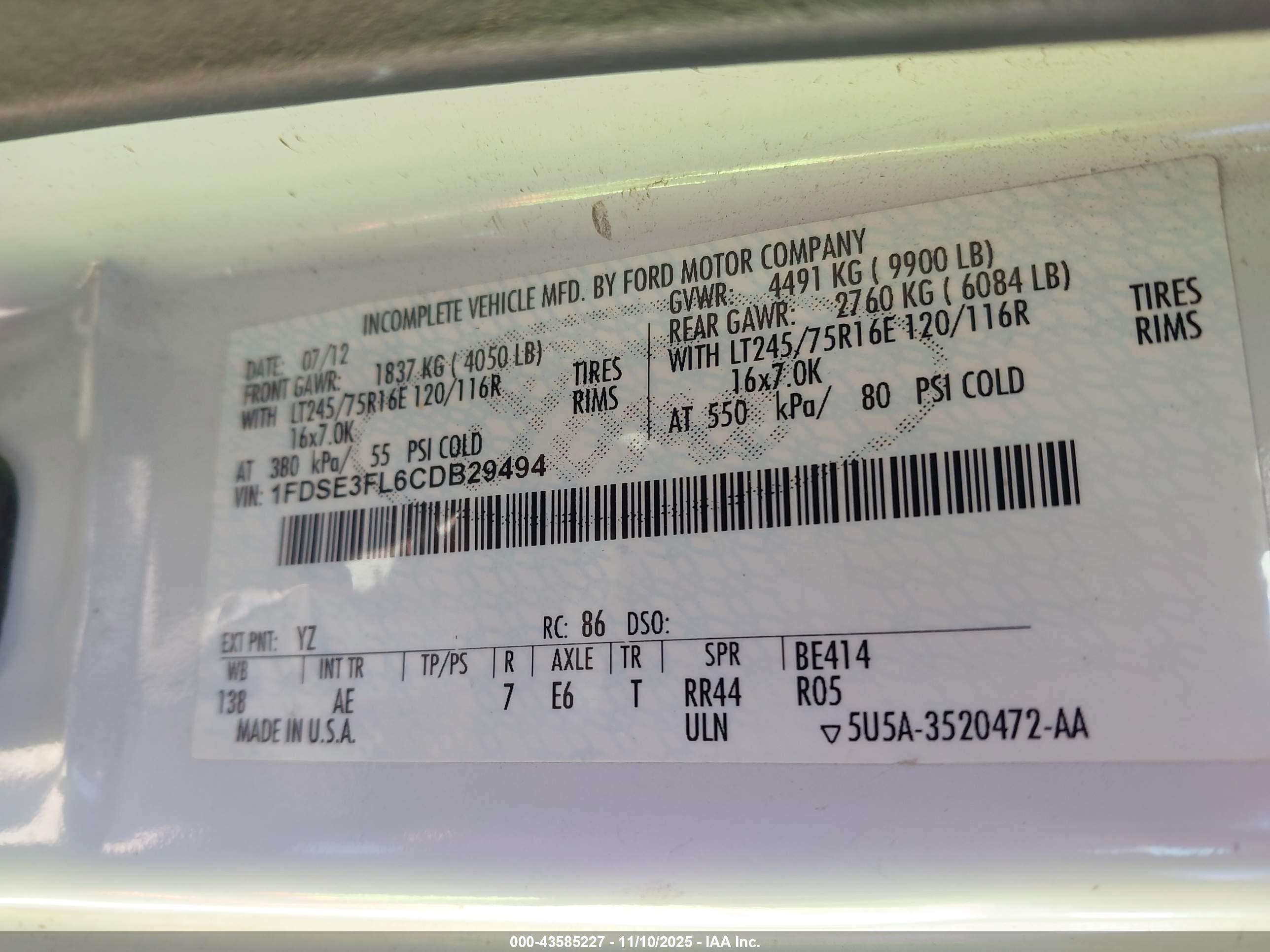 FORD E-350 image 9