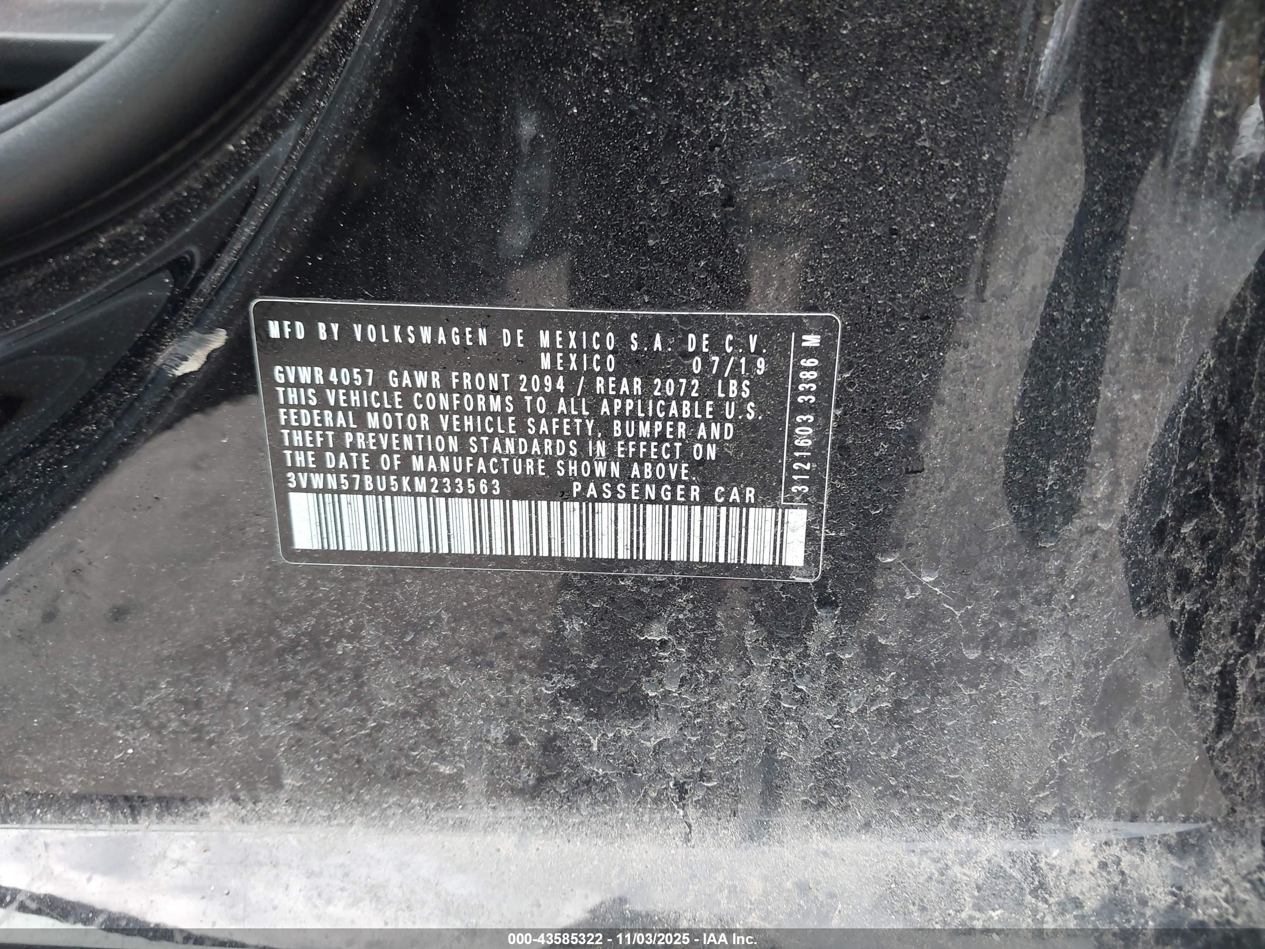 VOLKSWAGEN JETTA image 9