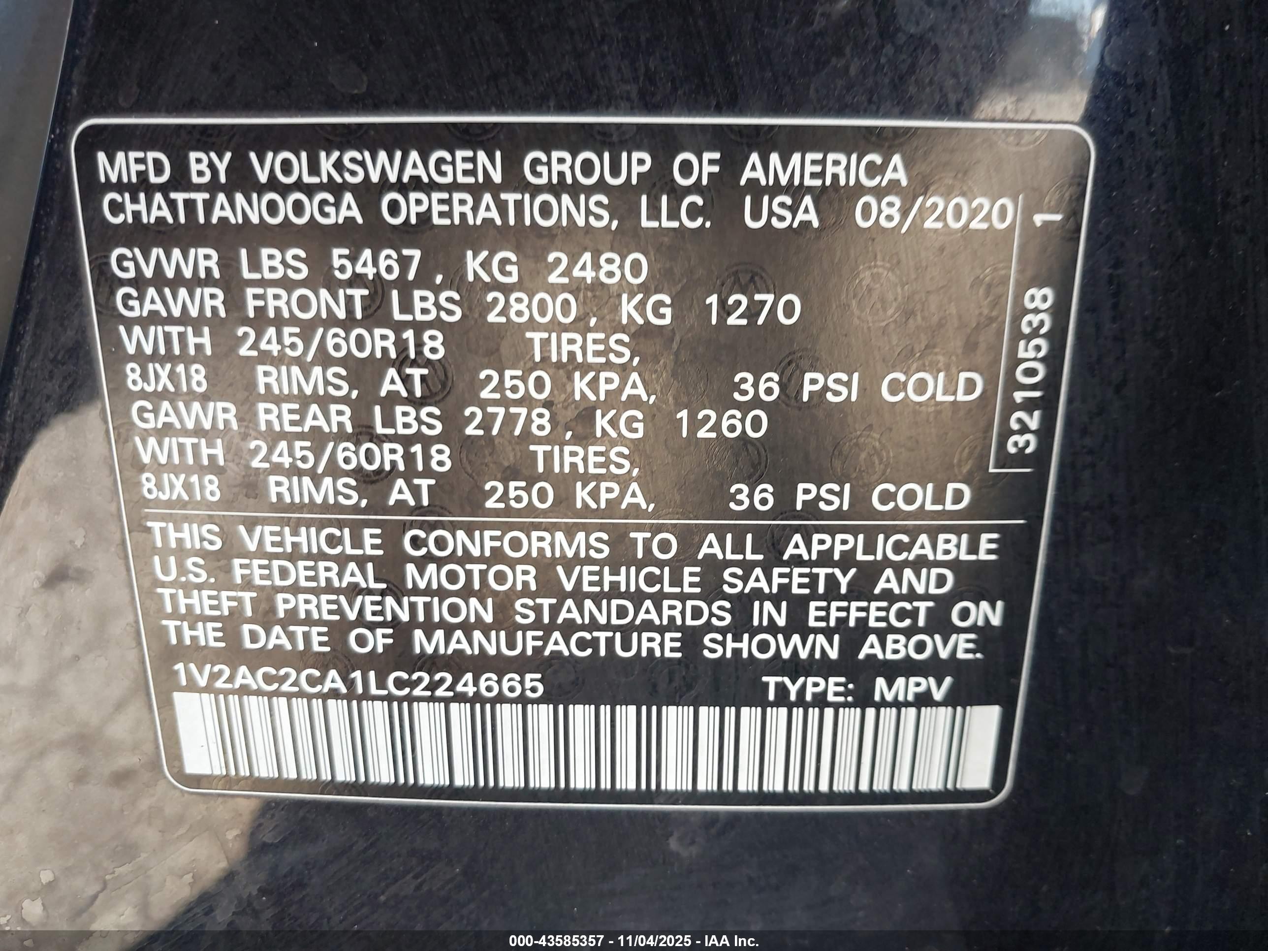 VOLKSWAGEN ATLAS image 9