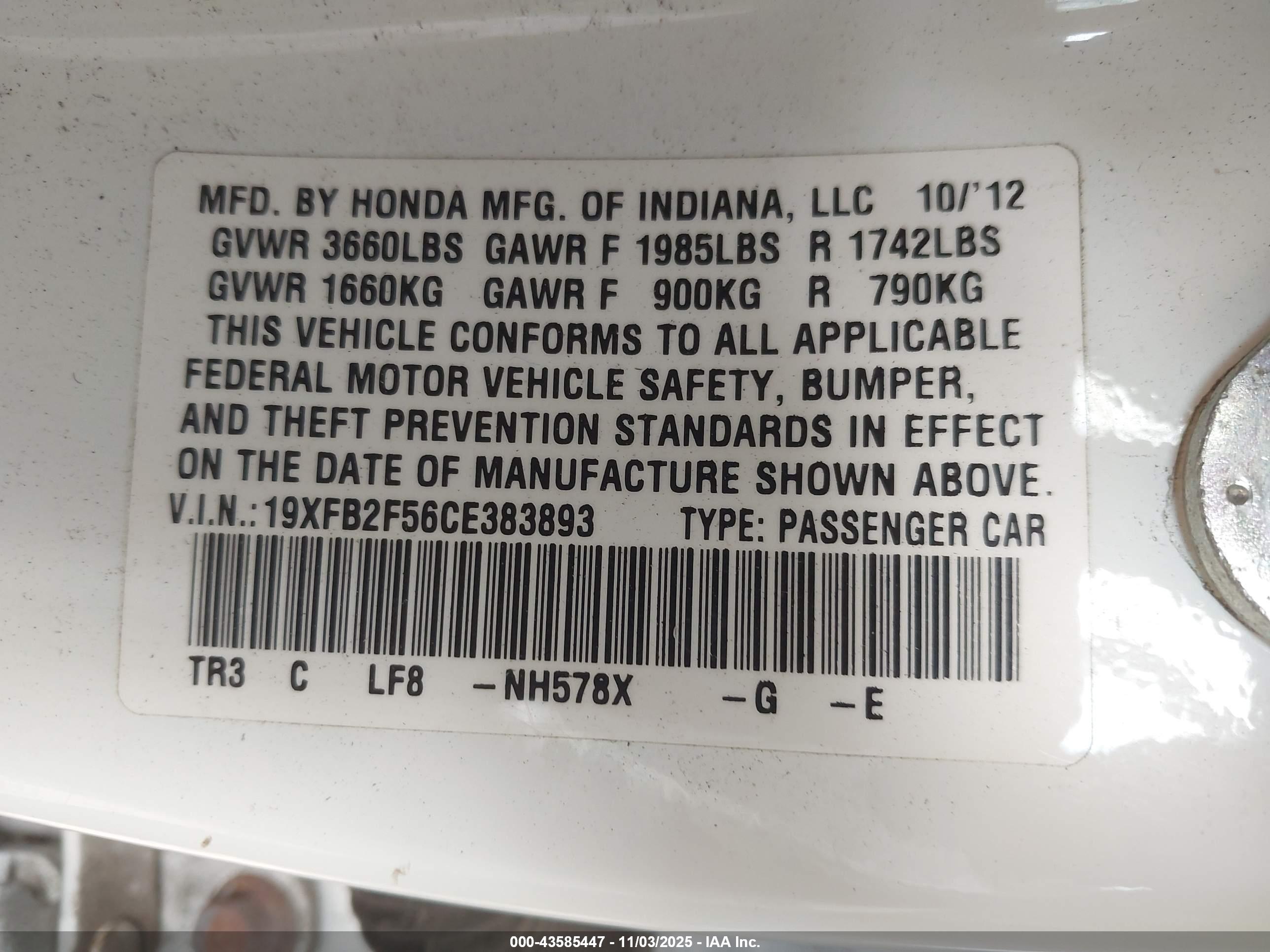 HONDA CIVIC image 9