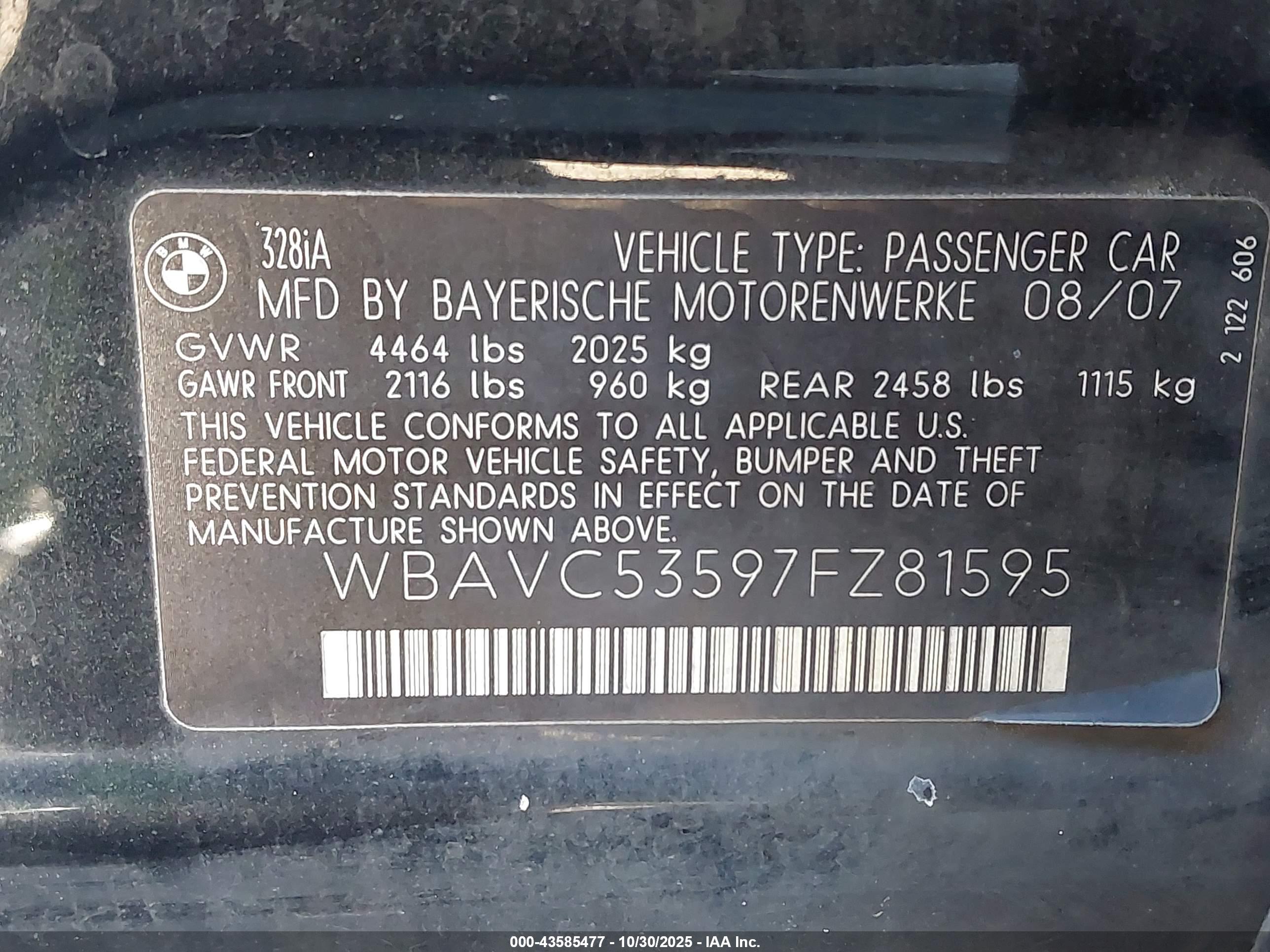 BMW 328I image 9