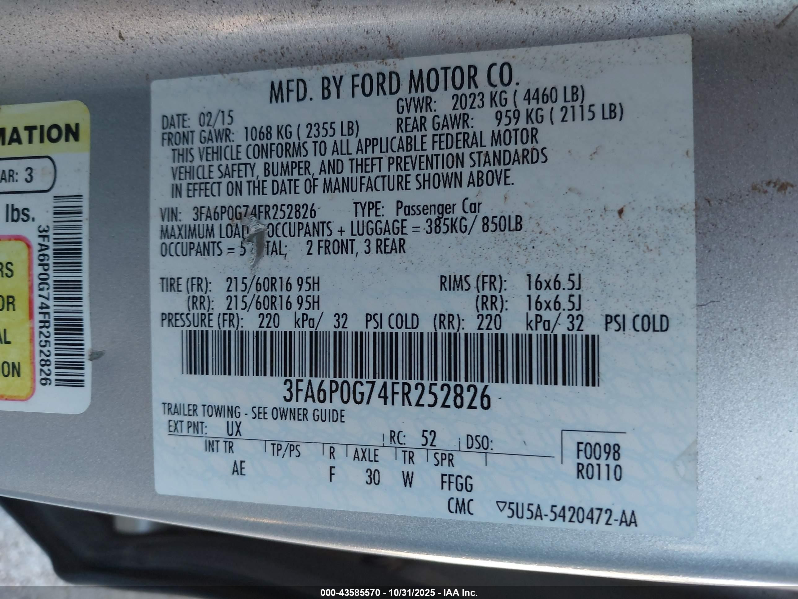 FORD FUSION image 9