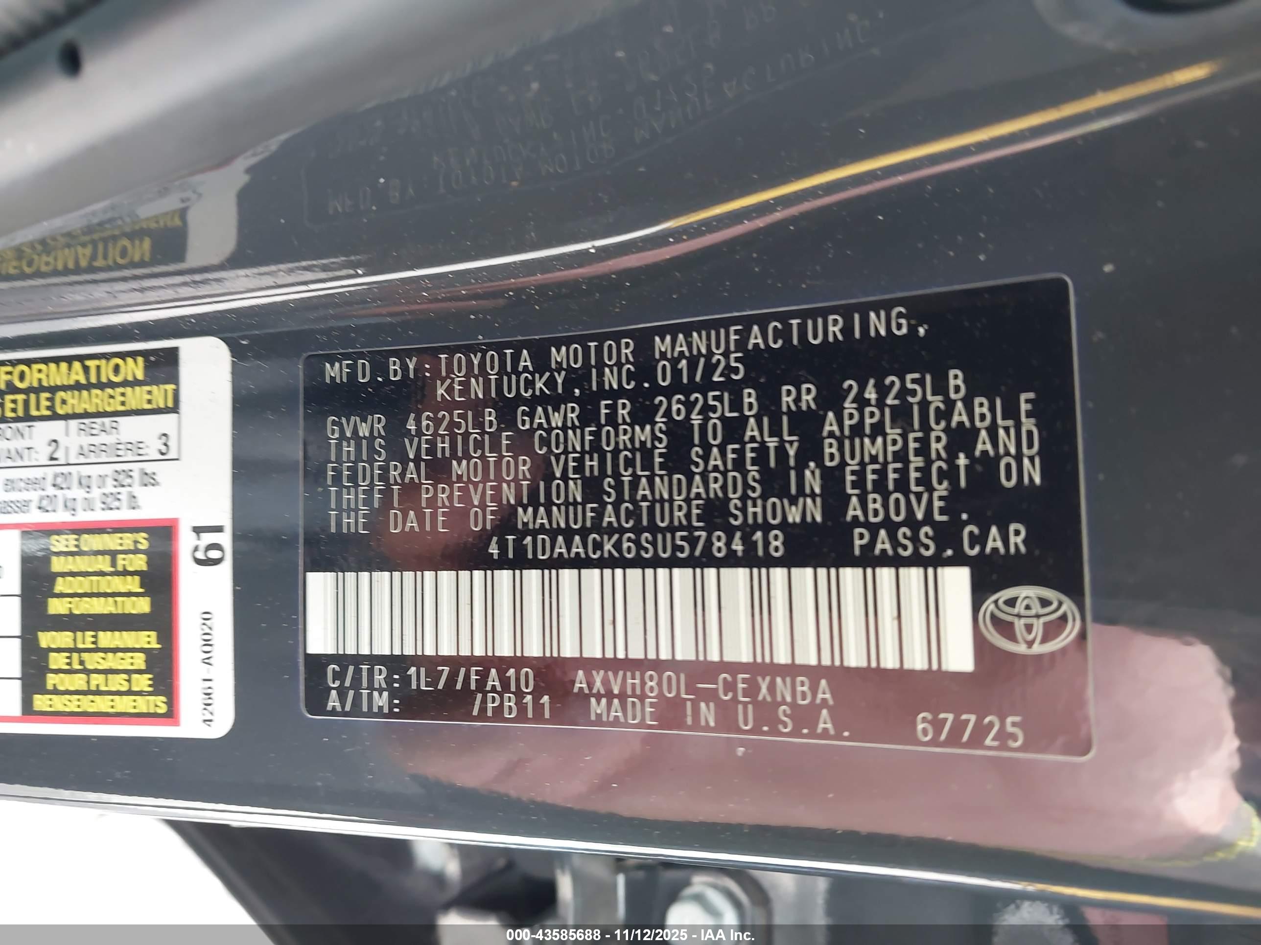 TOYOTA CAMRY image 9