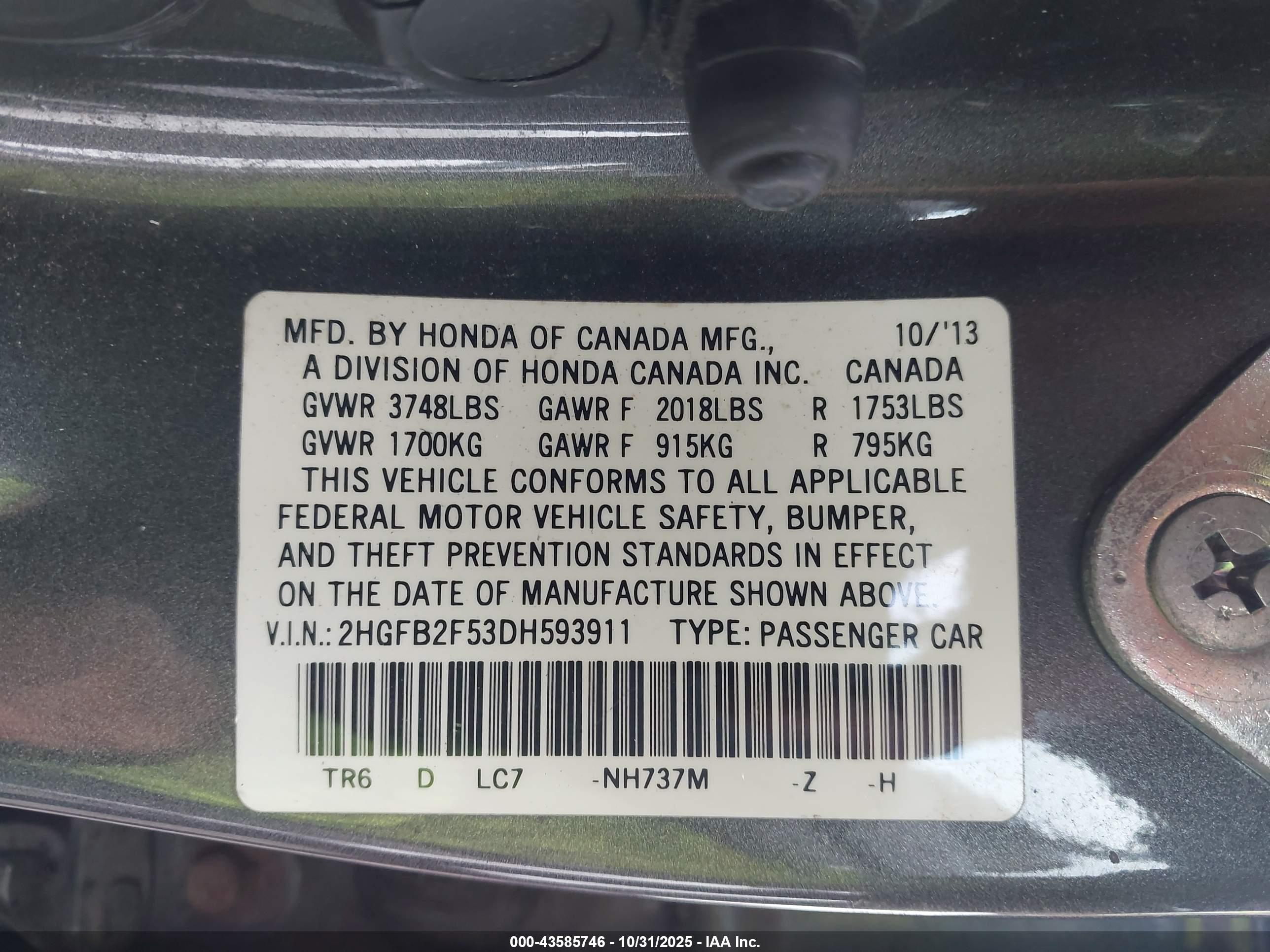 HONDA CIVIC image 9