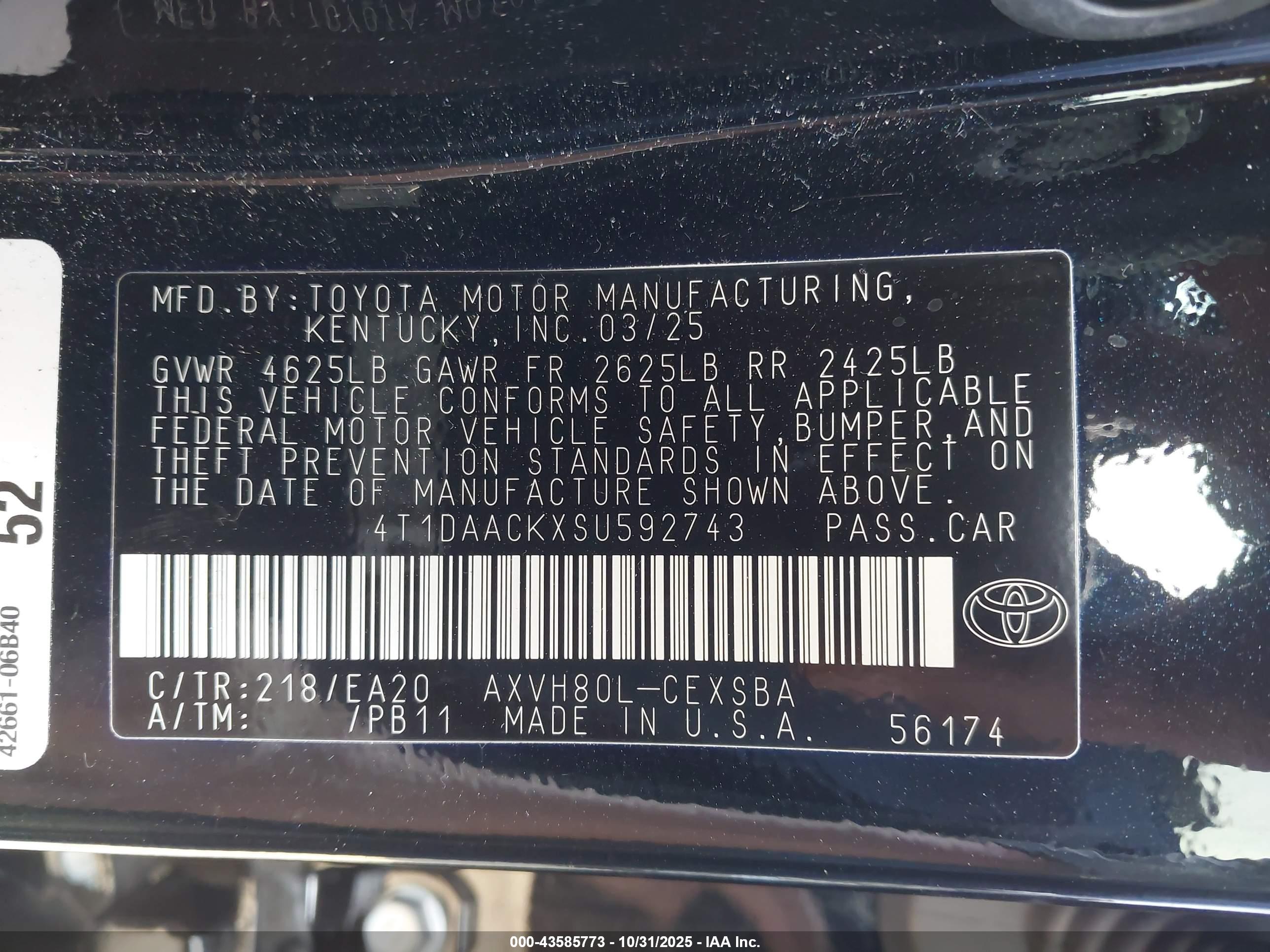 TOYOTA CAMRY image 9
