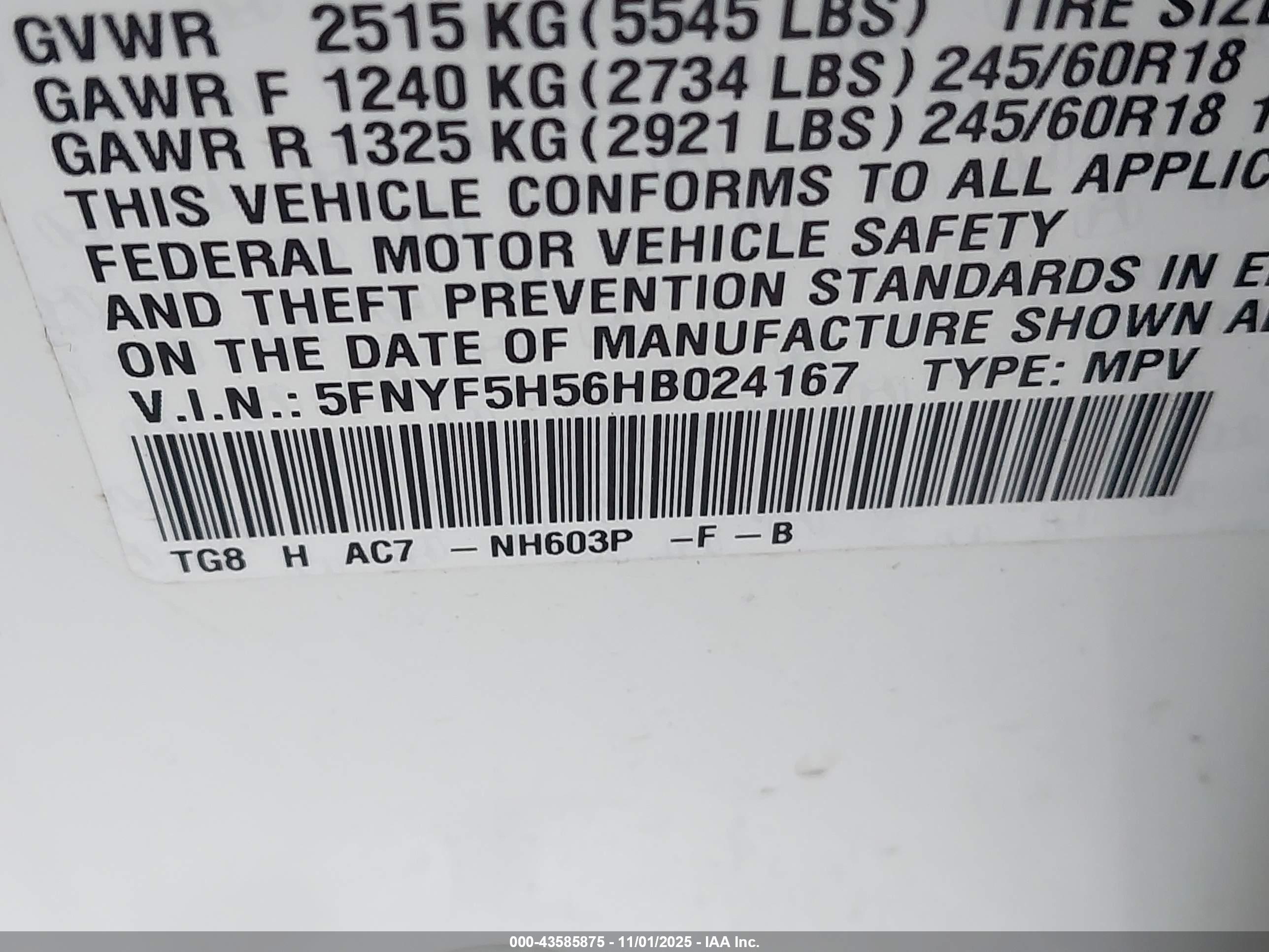 HONDA PILOT image 9