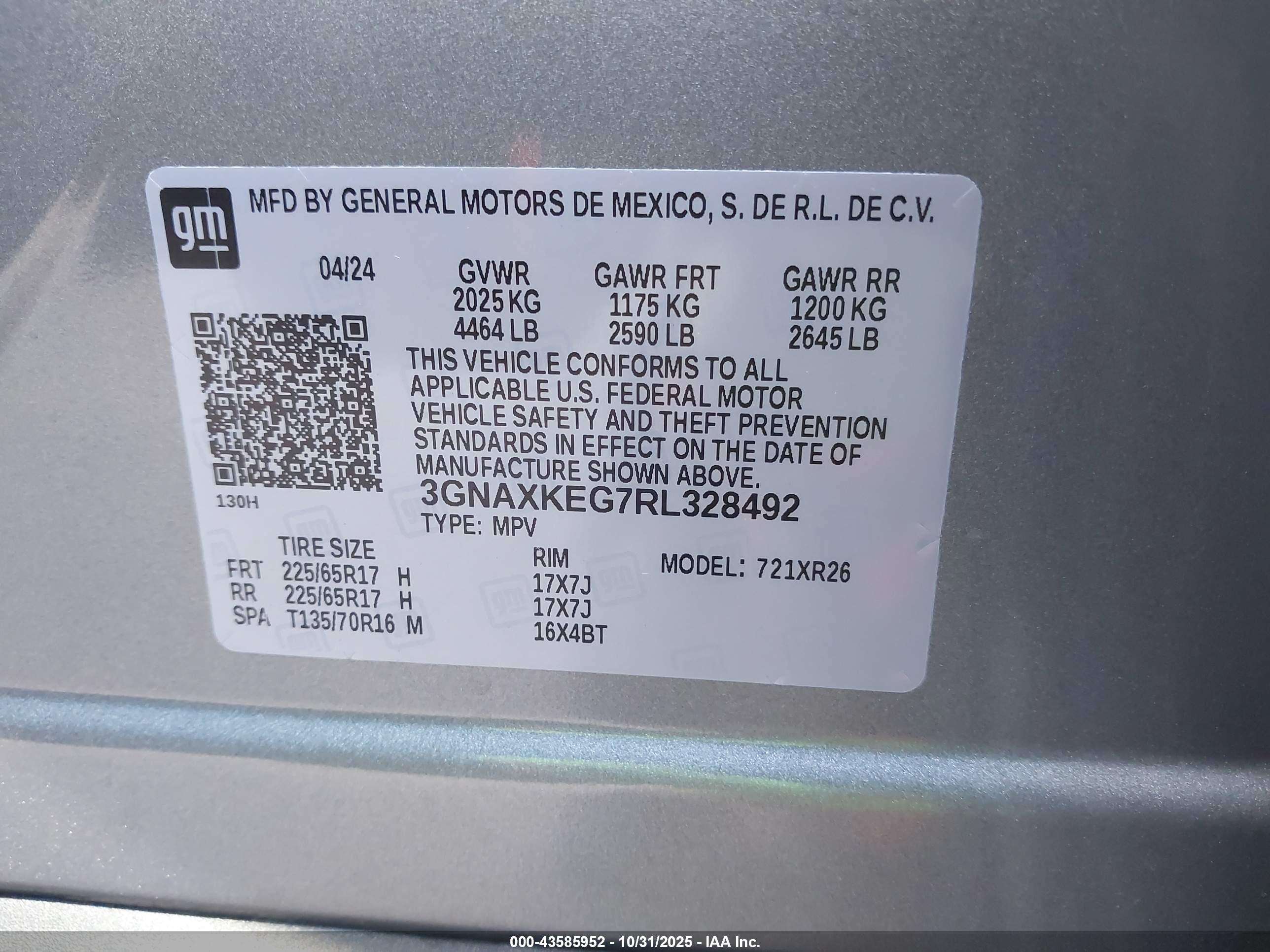 CHEVROLET EQUINOX image 9