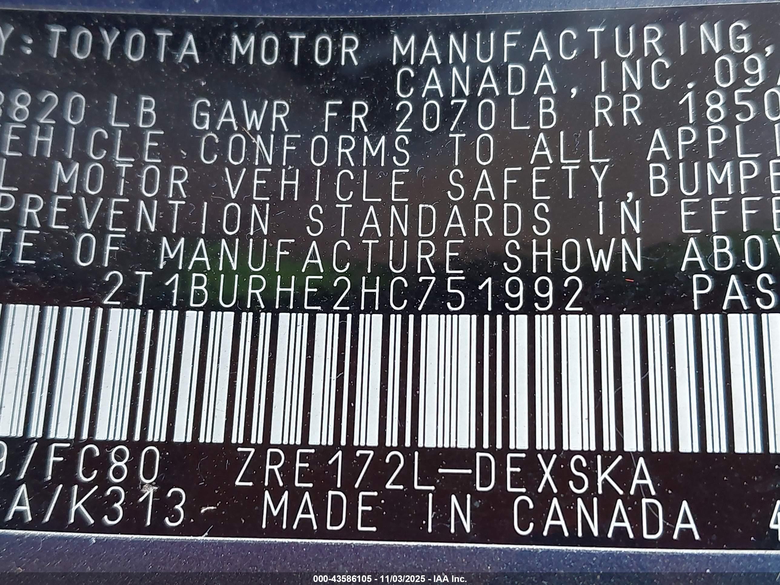 TOYOTA COROLLA image 9