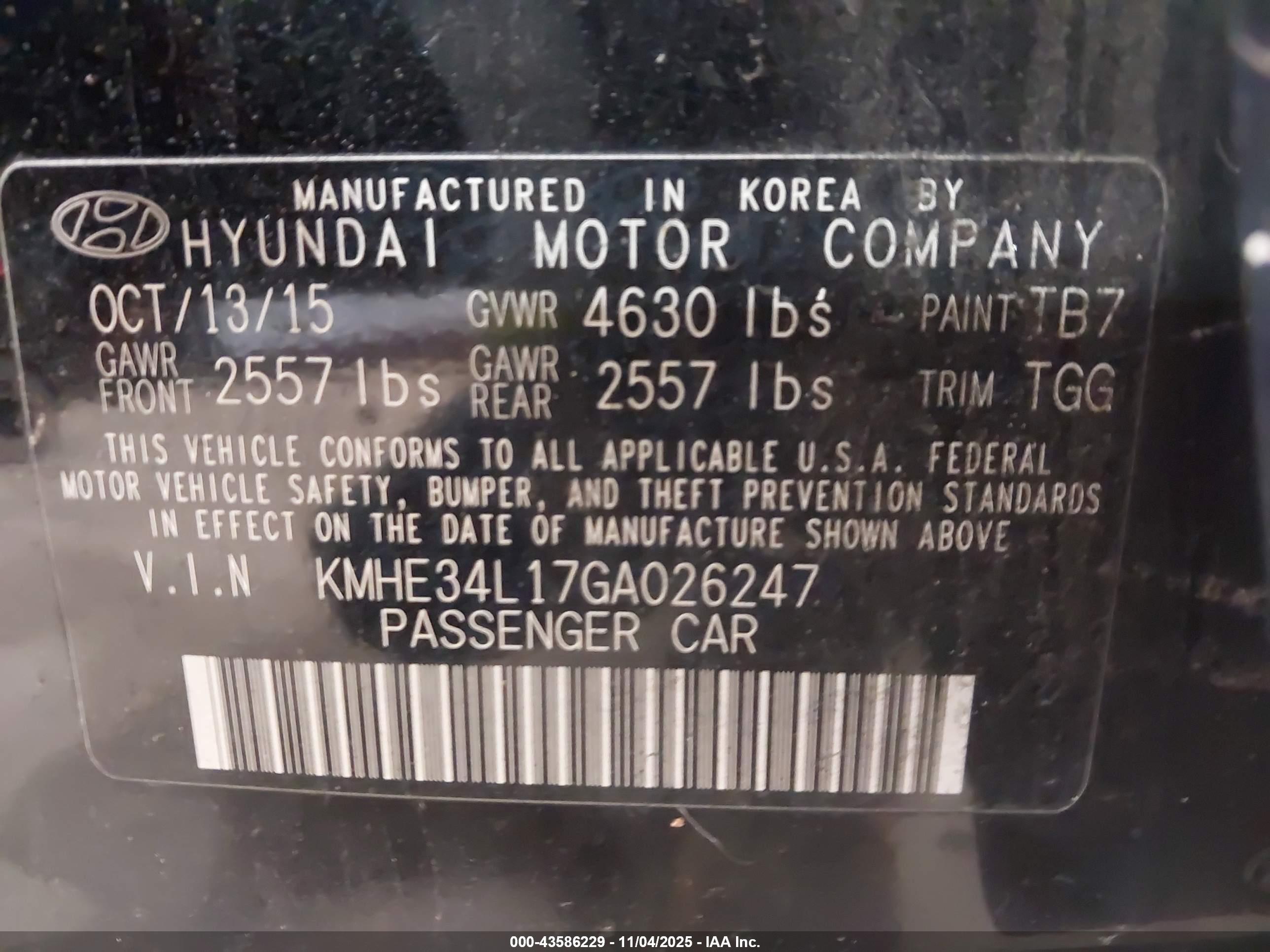 HYUNDAI SONATA image 9