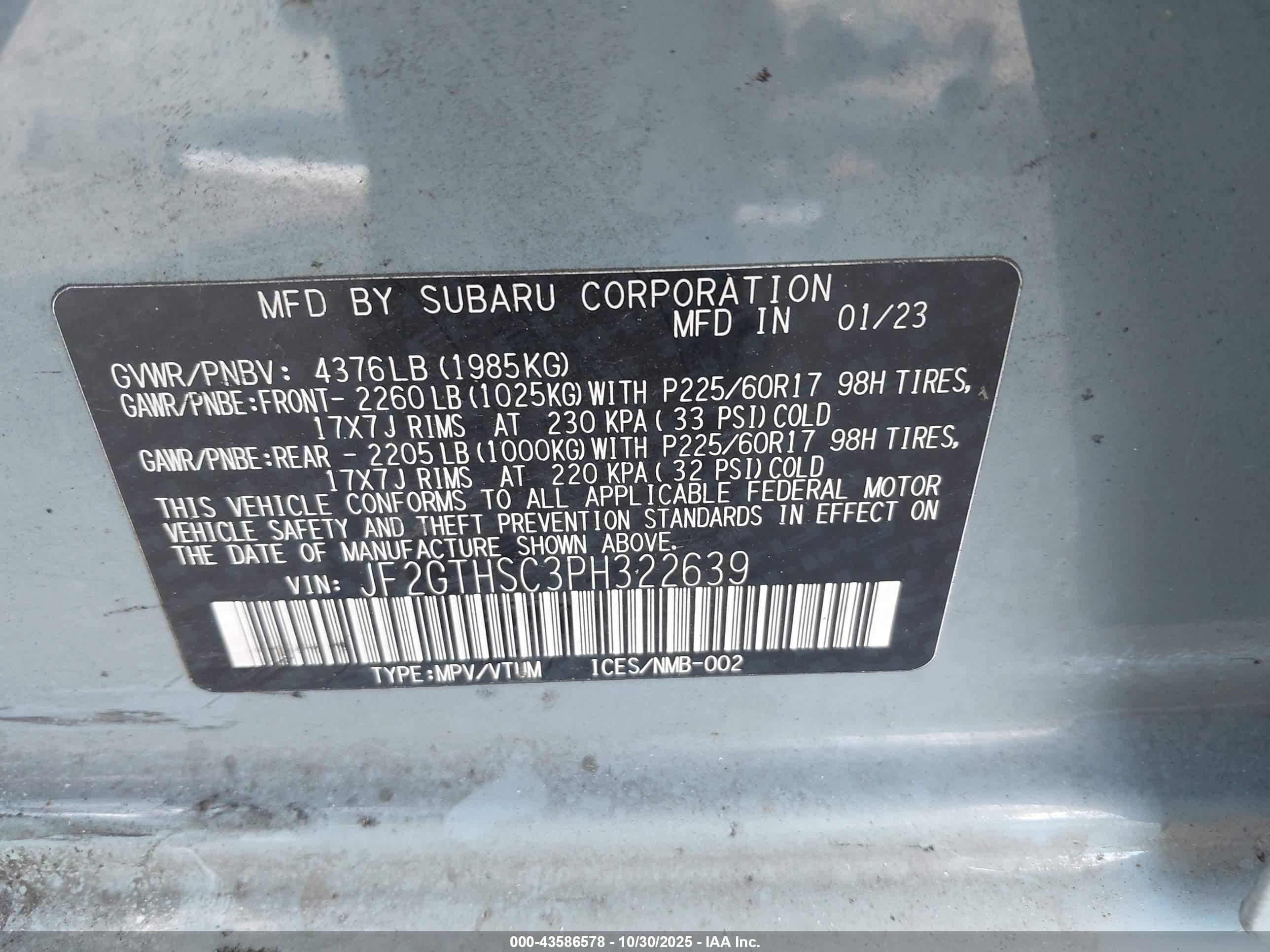 SUBARU CROSSTREK image 9