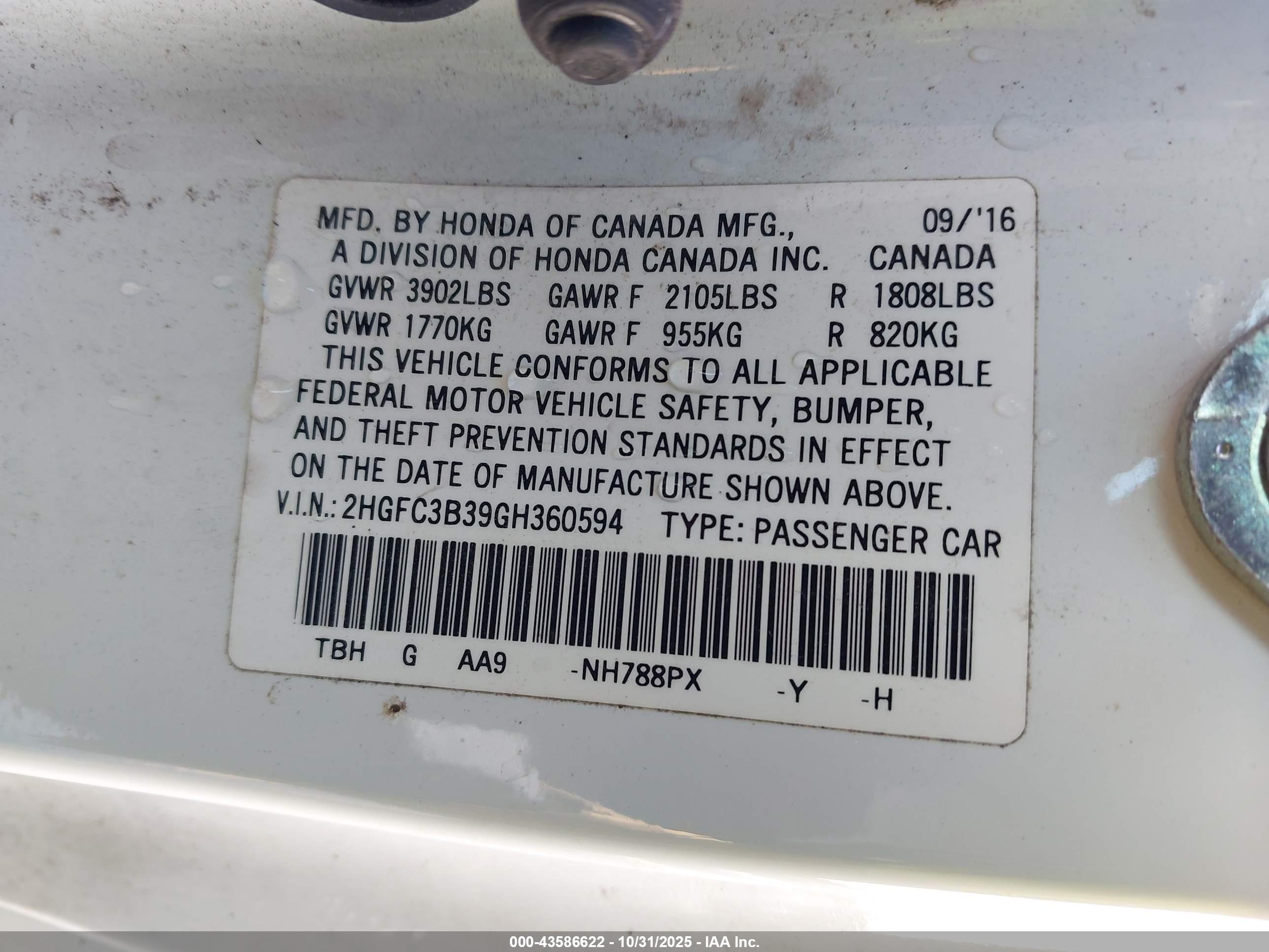HONDA CIVIC image 9
