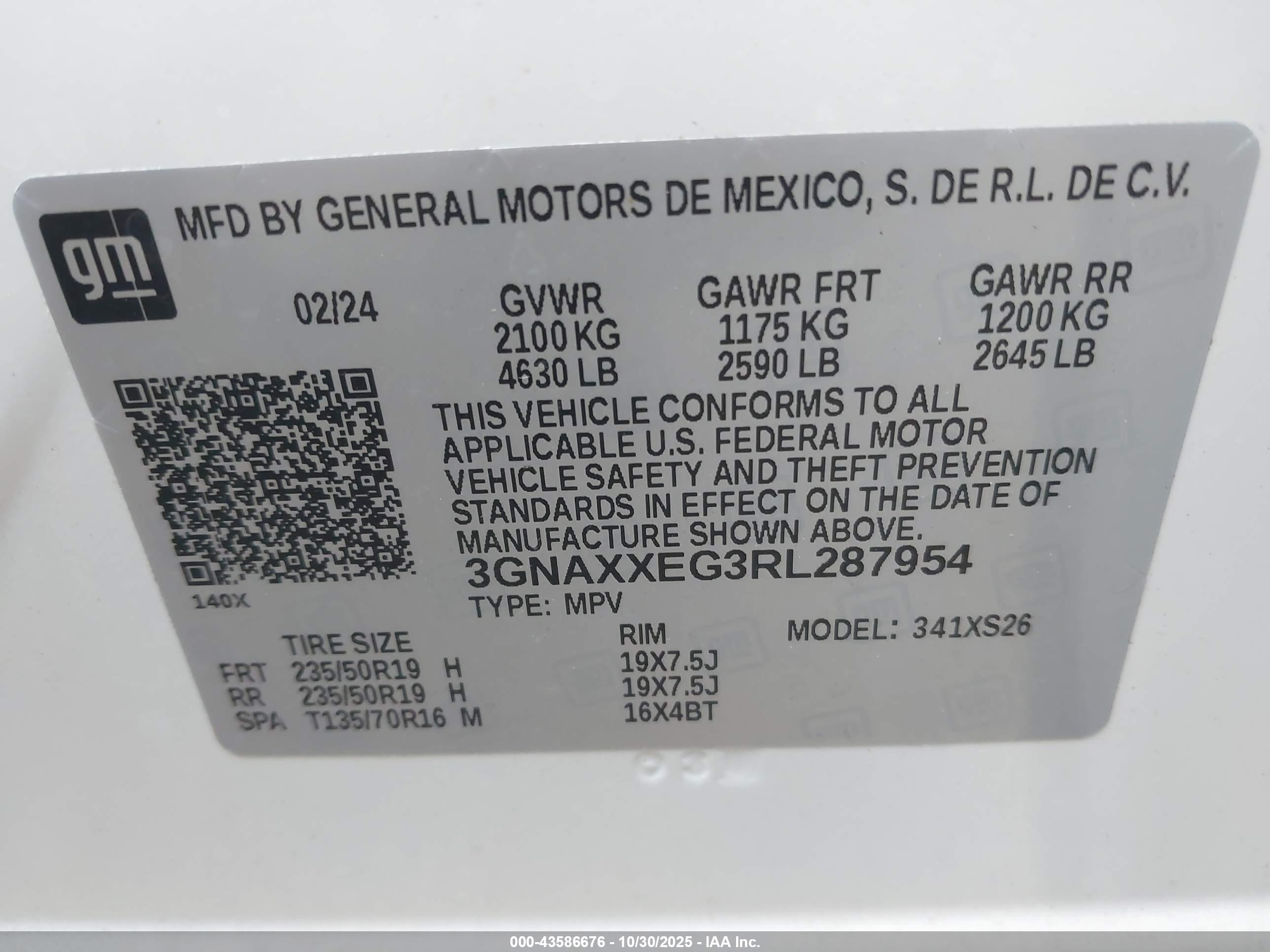 CHEVROLET EQUINOX image 9