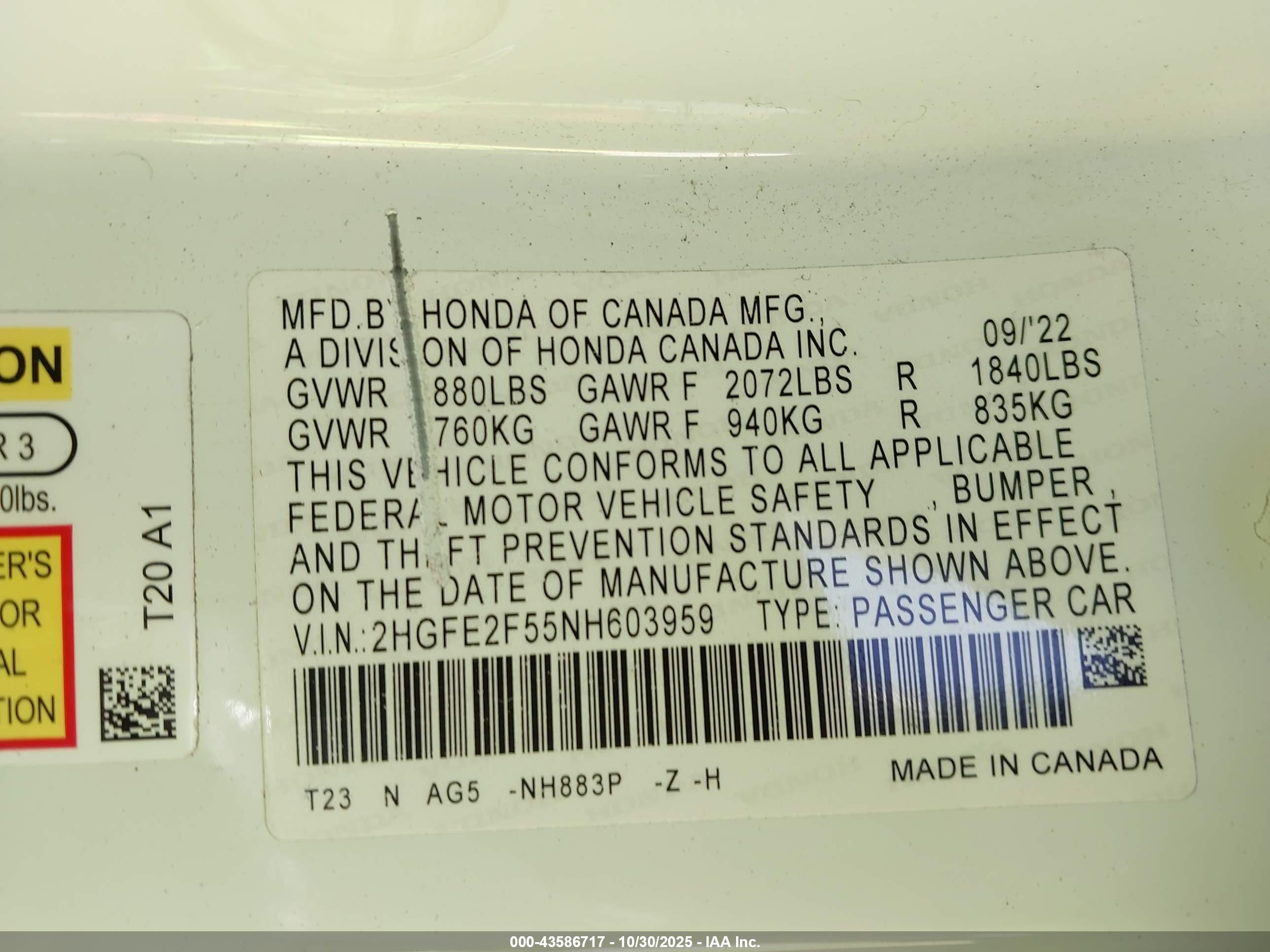 HONDA CIVIC image 9