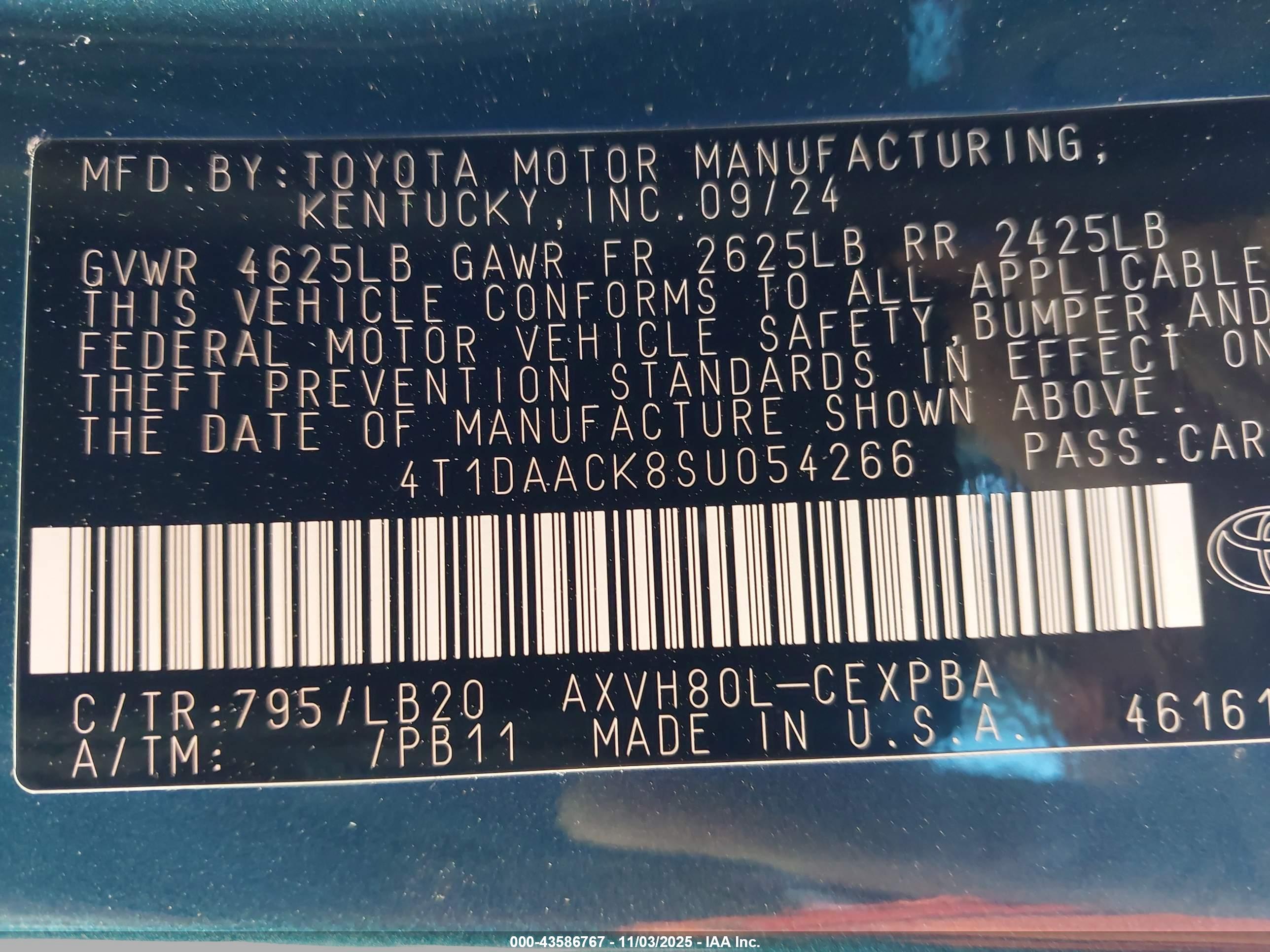 TOYOTA CAMRY image 9