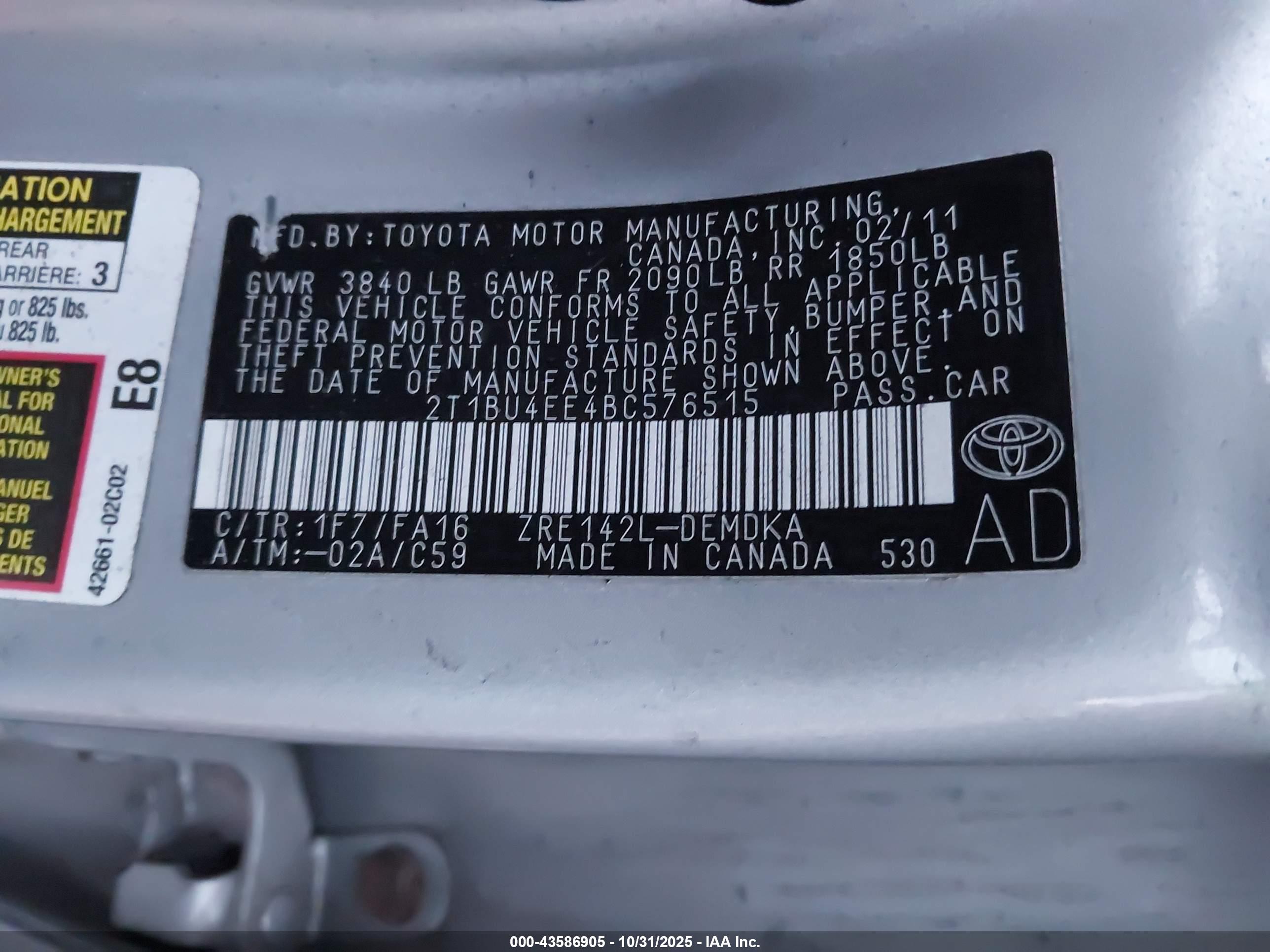TOYOTA COROLLA image 9