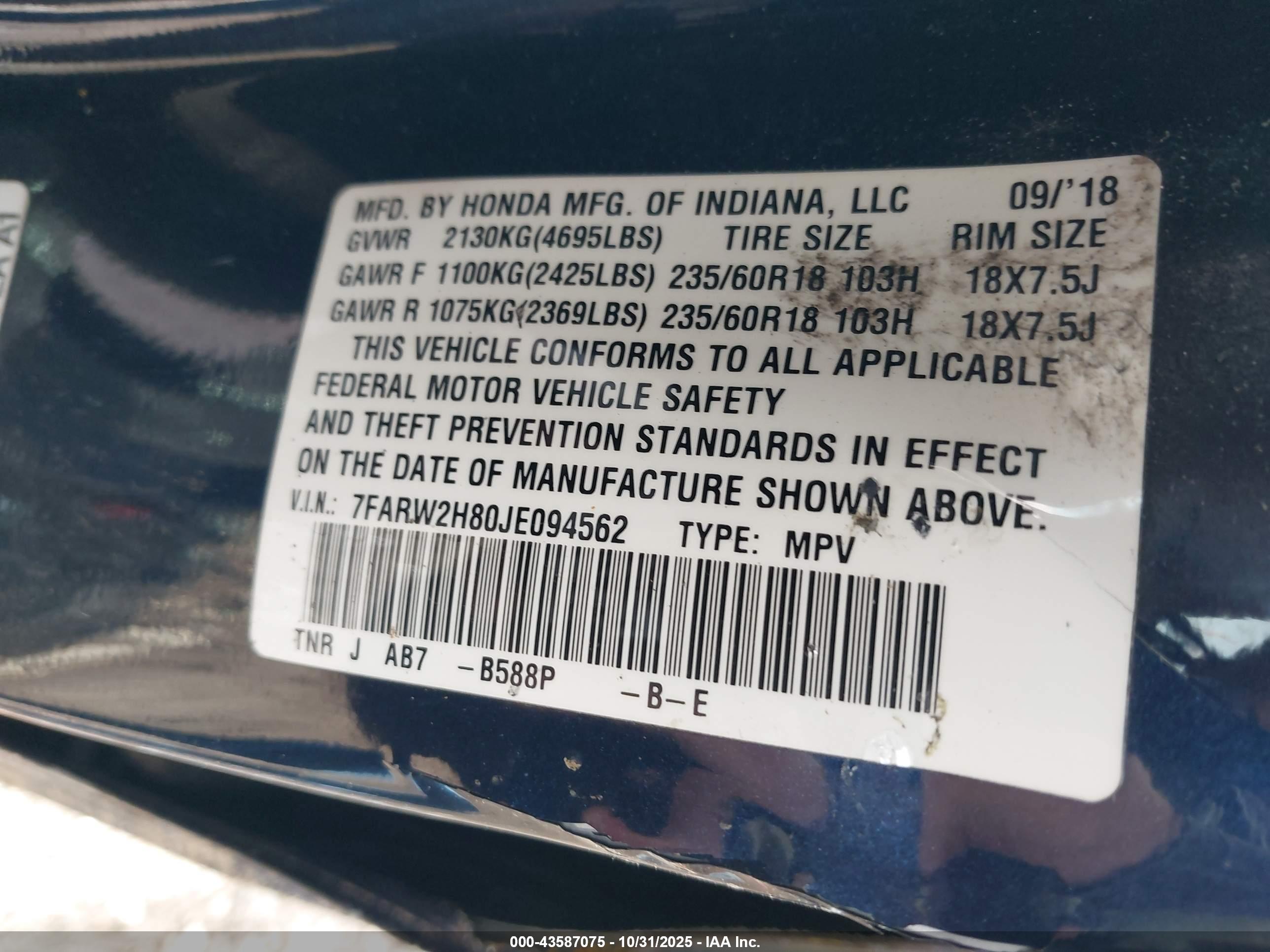 HONDA CR-V image 9
