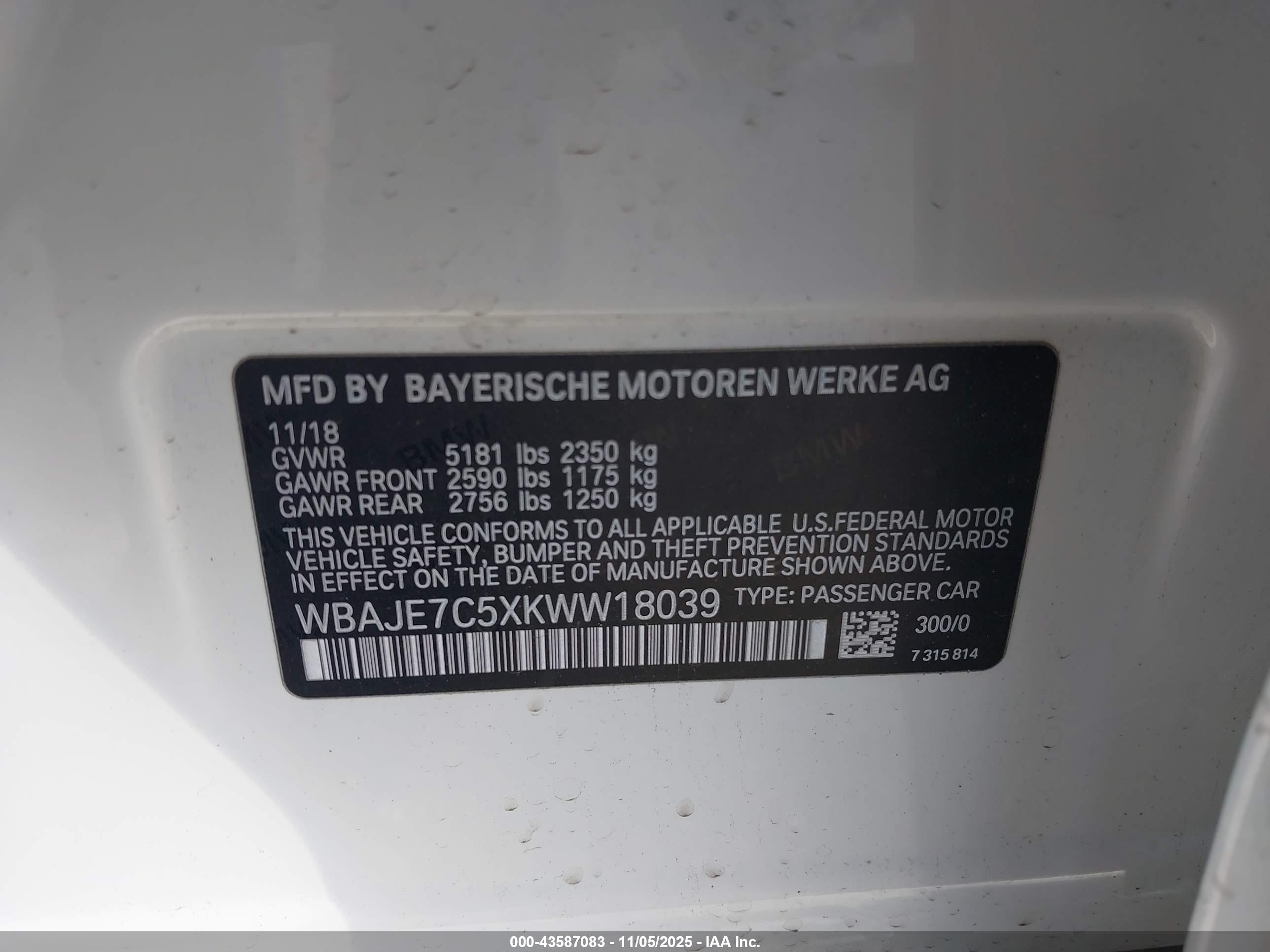 BMW 540I image 9