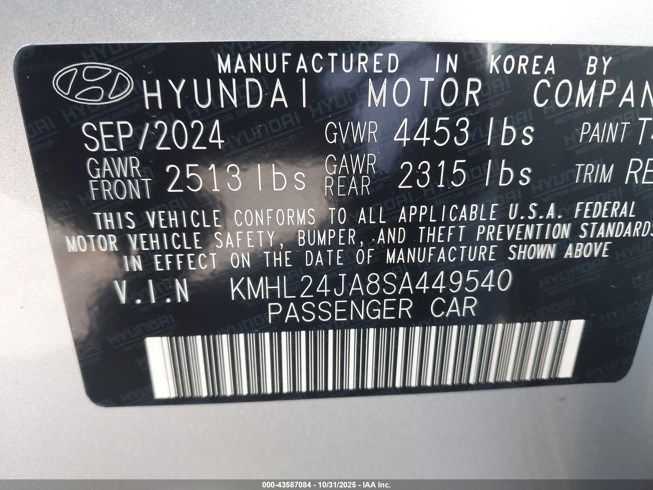 HYUNDAI SONATA image 9