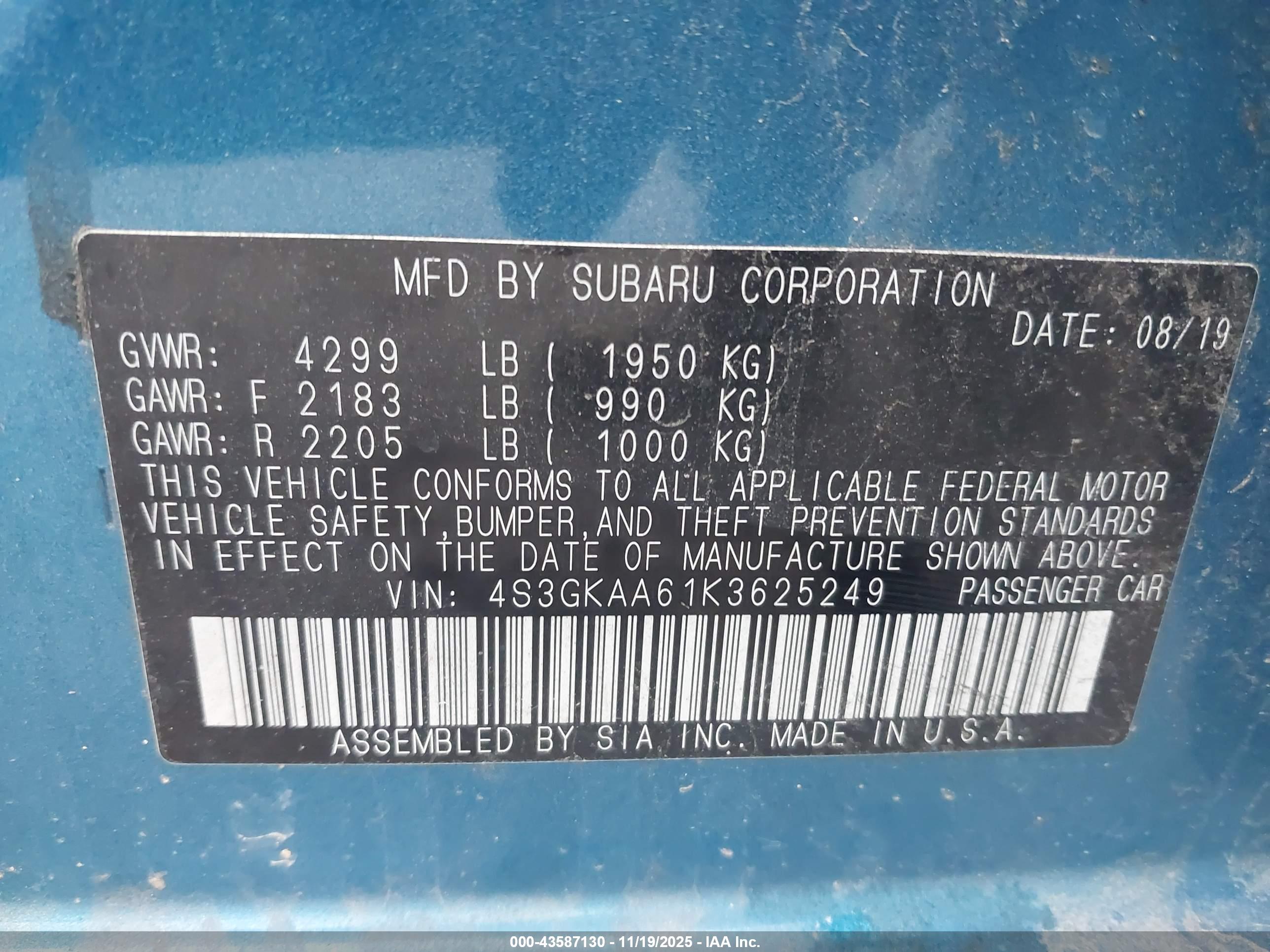 SUBARU IMPREZA image 9