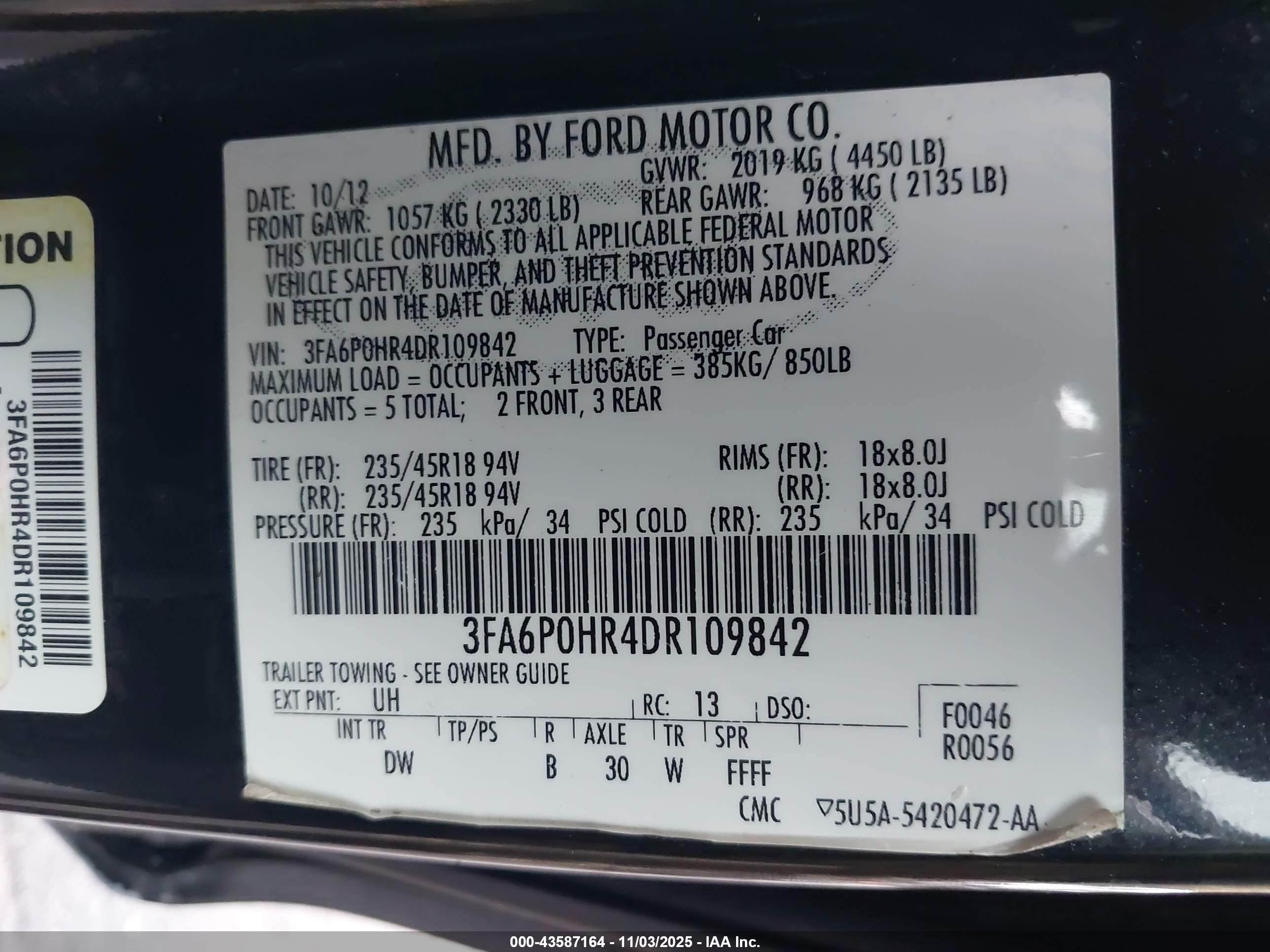 FORD FUSION image 9