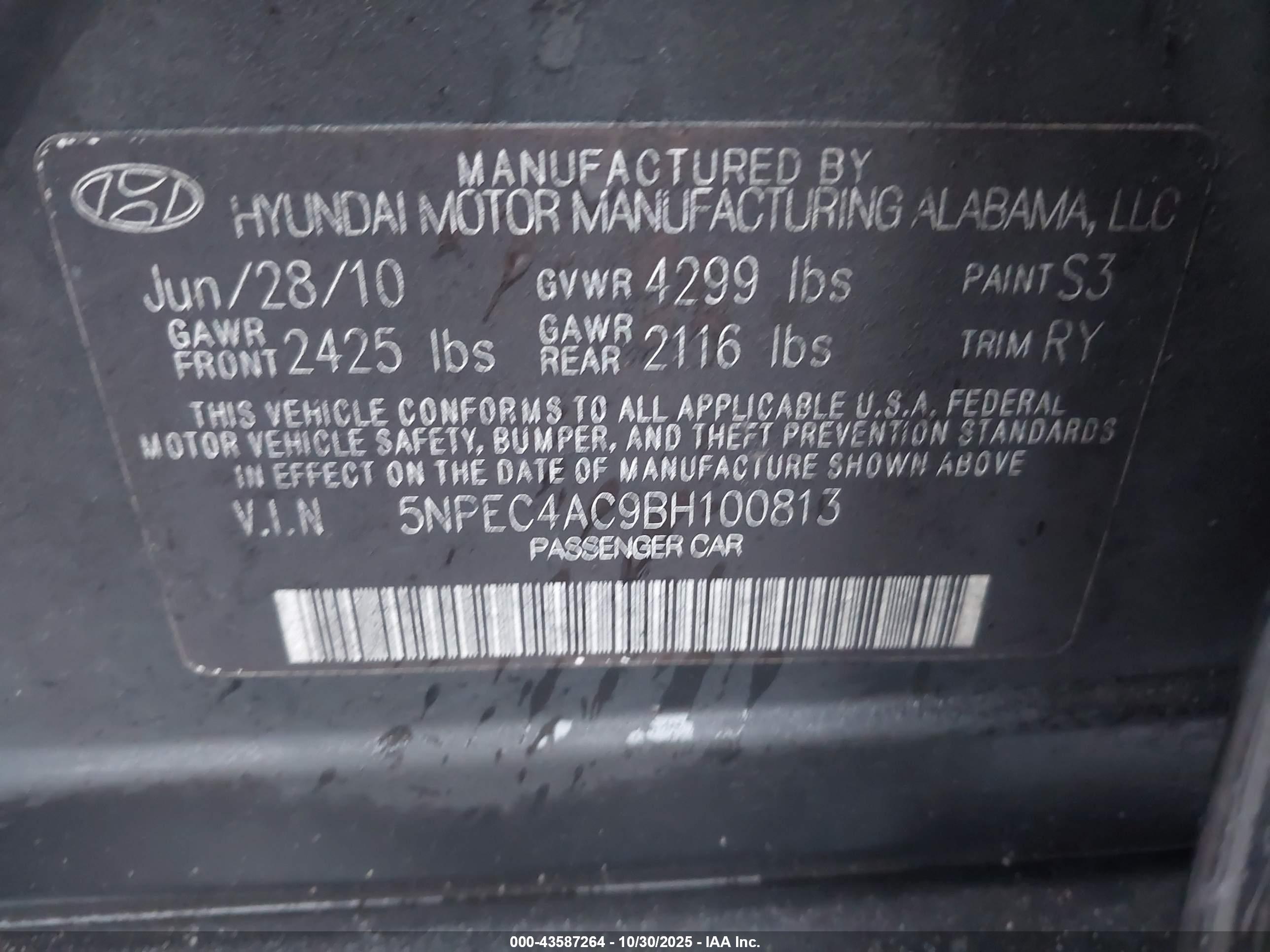 HYUNDAI SONATA image 9