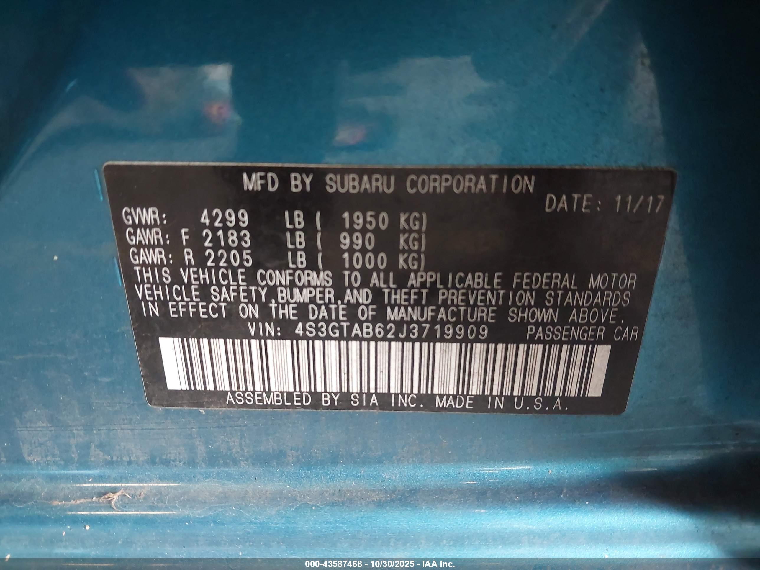 SUBARU IMPREZA image 9