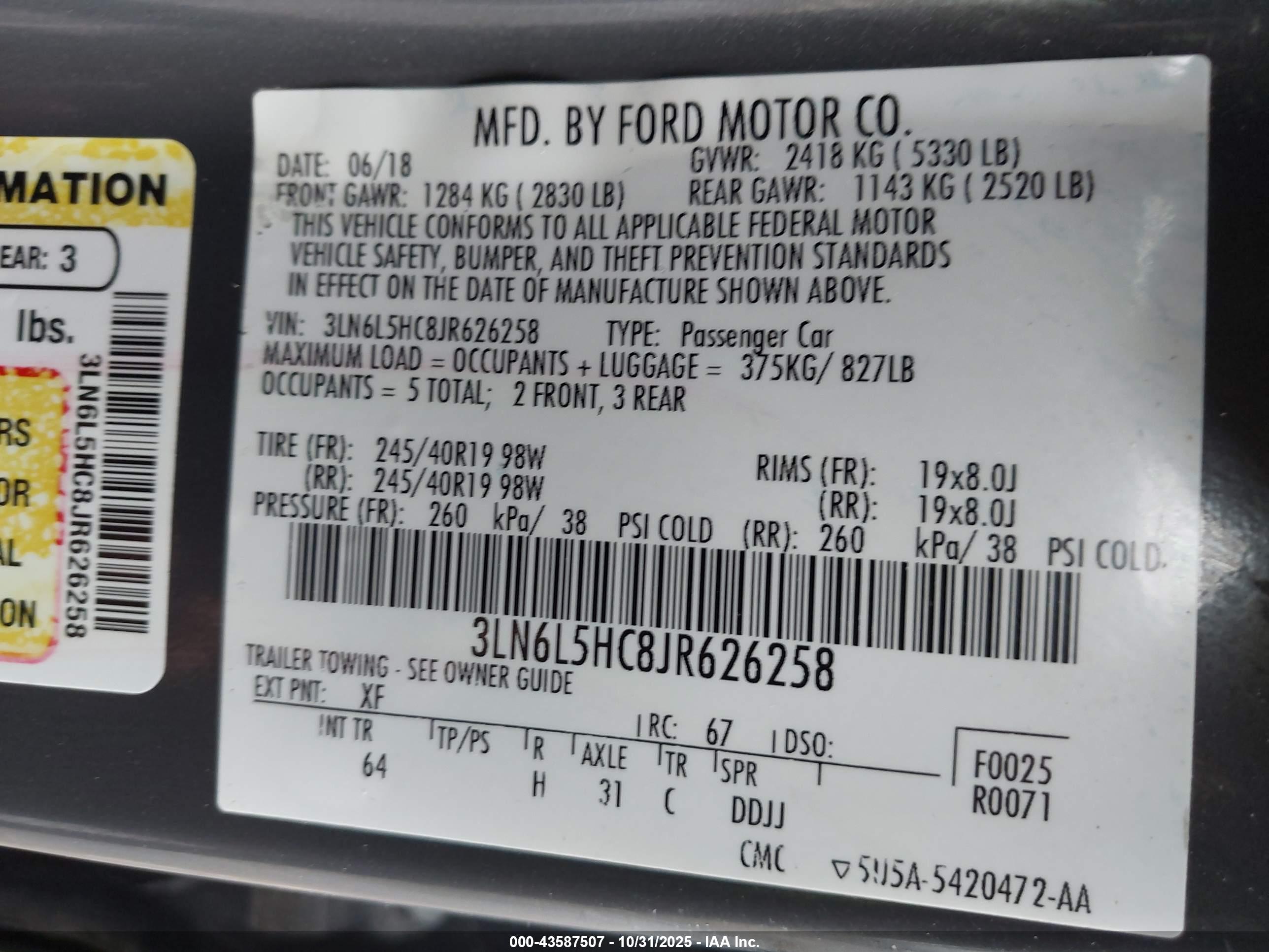 LINCOLN MKZ image 9